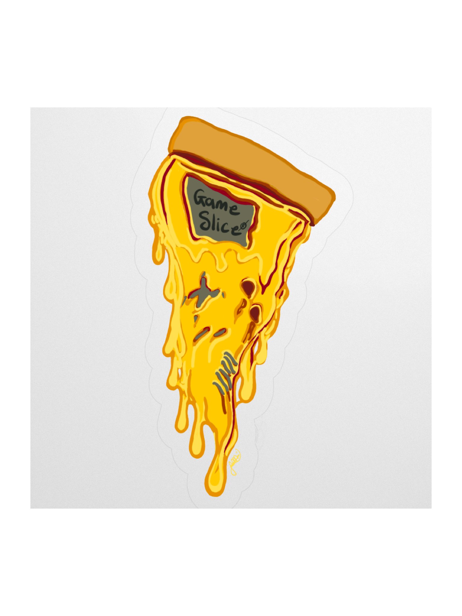 Game a Slice Sticker product image (2)