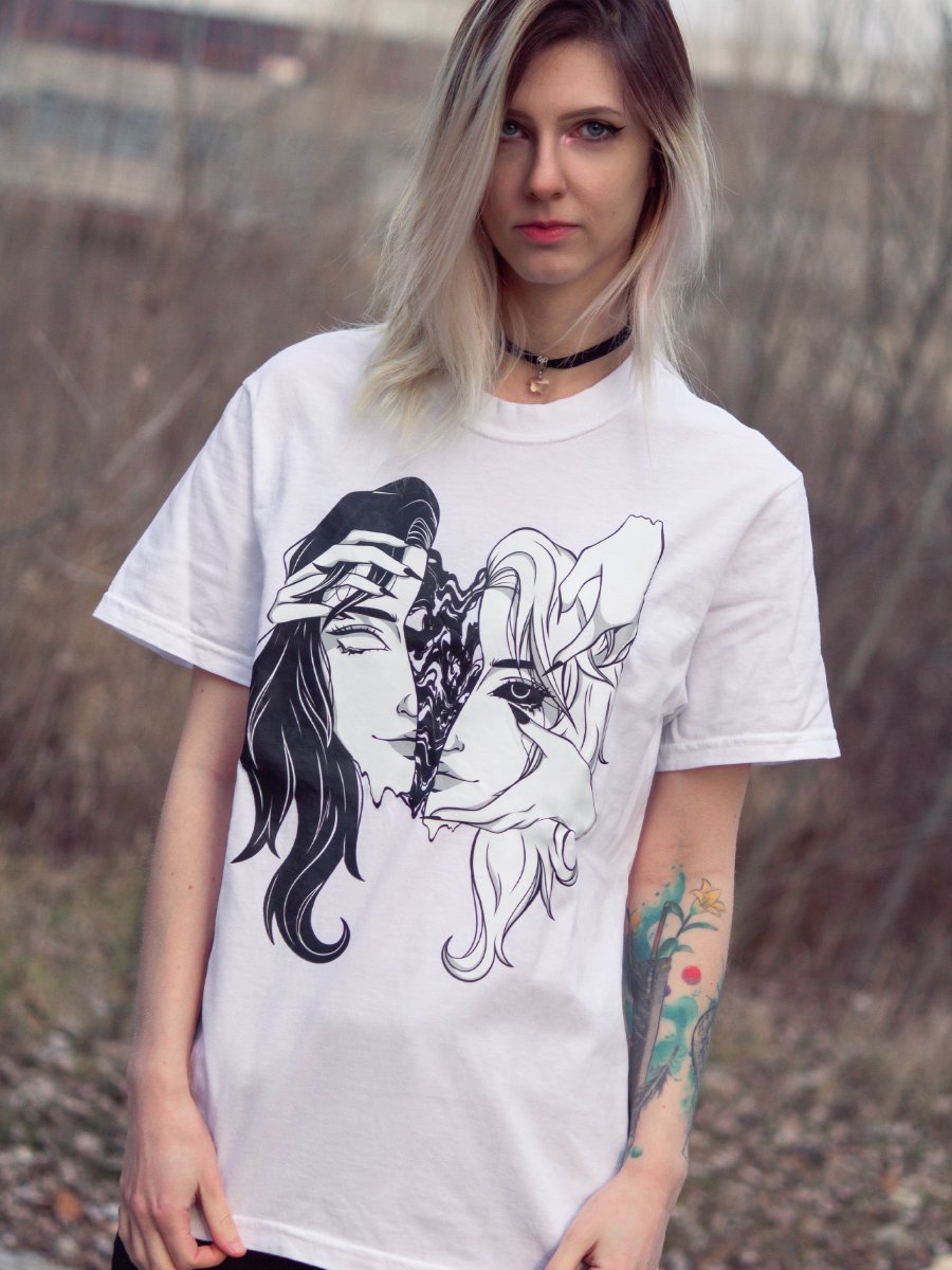 Shattered T-Shirt (White) product image (1)