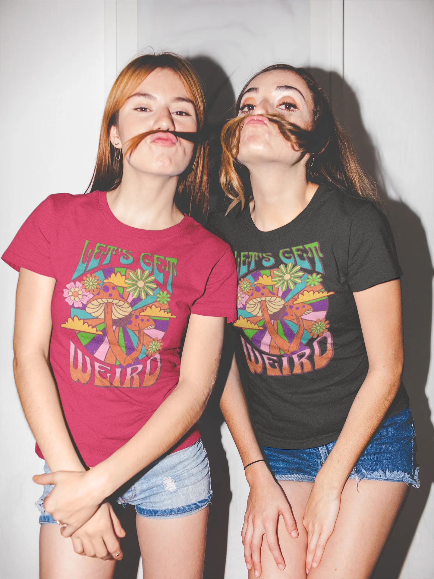 Let's Get Weird Tee – Dive into a Kaleidoscope of Color product image (2)