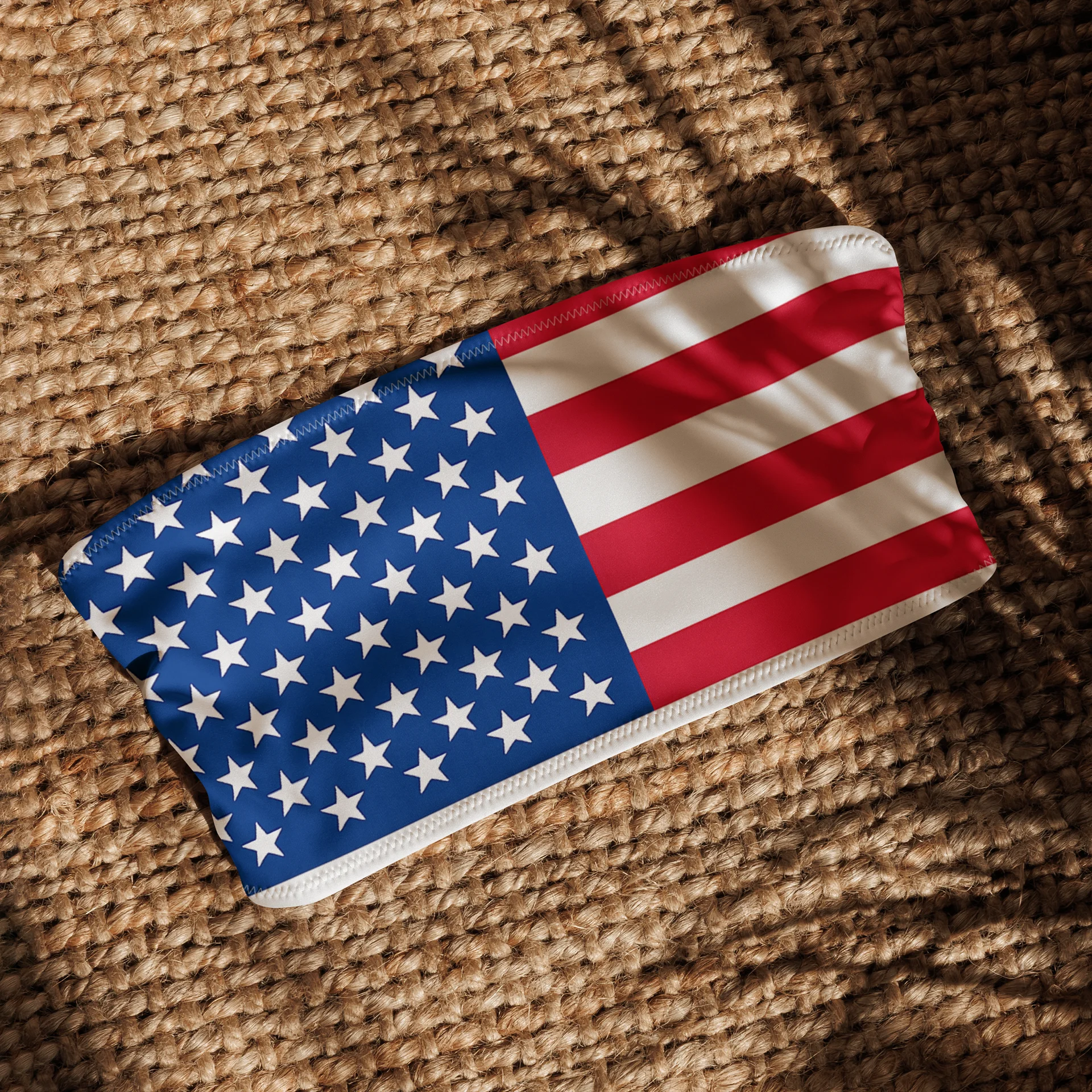 Patriotic Abstract Flag Bandeau Bikini Top product image (3)