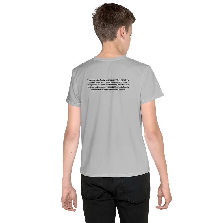 Minimal Gray All-Over Print Youth Tee product image (1)