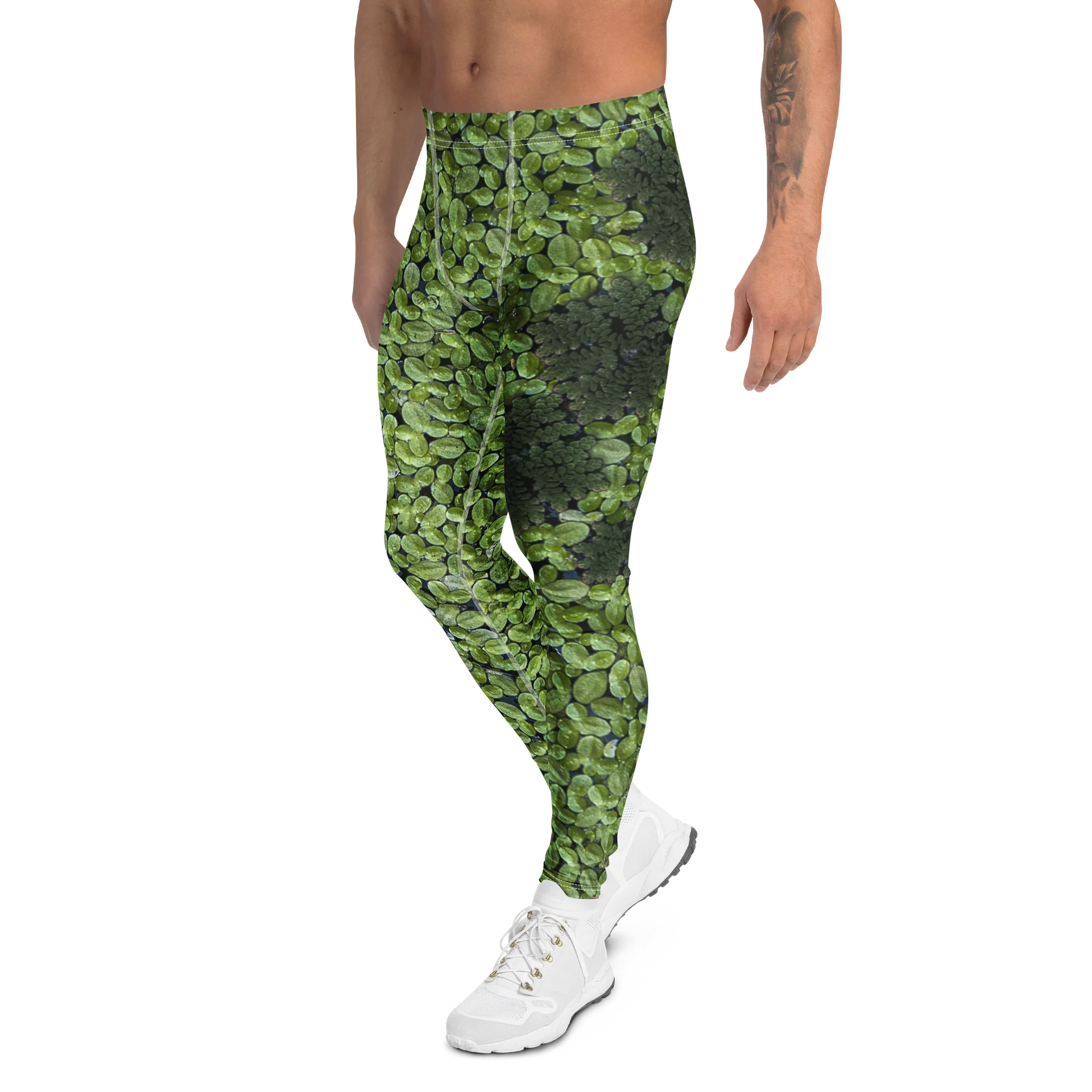 Verdant Life All-Over Print Men's Performance Leggings product image (5)
