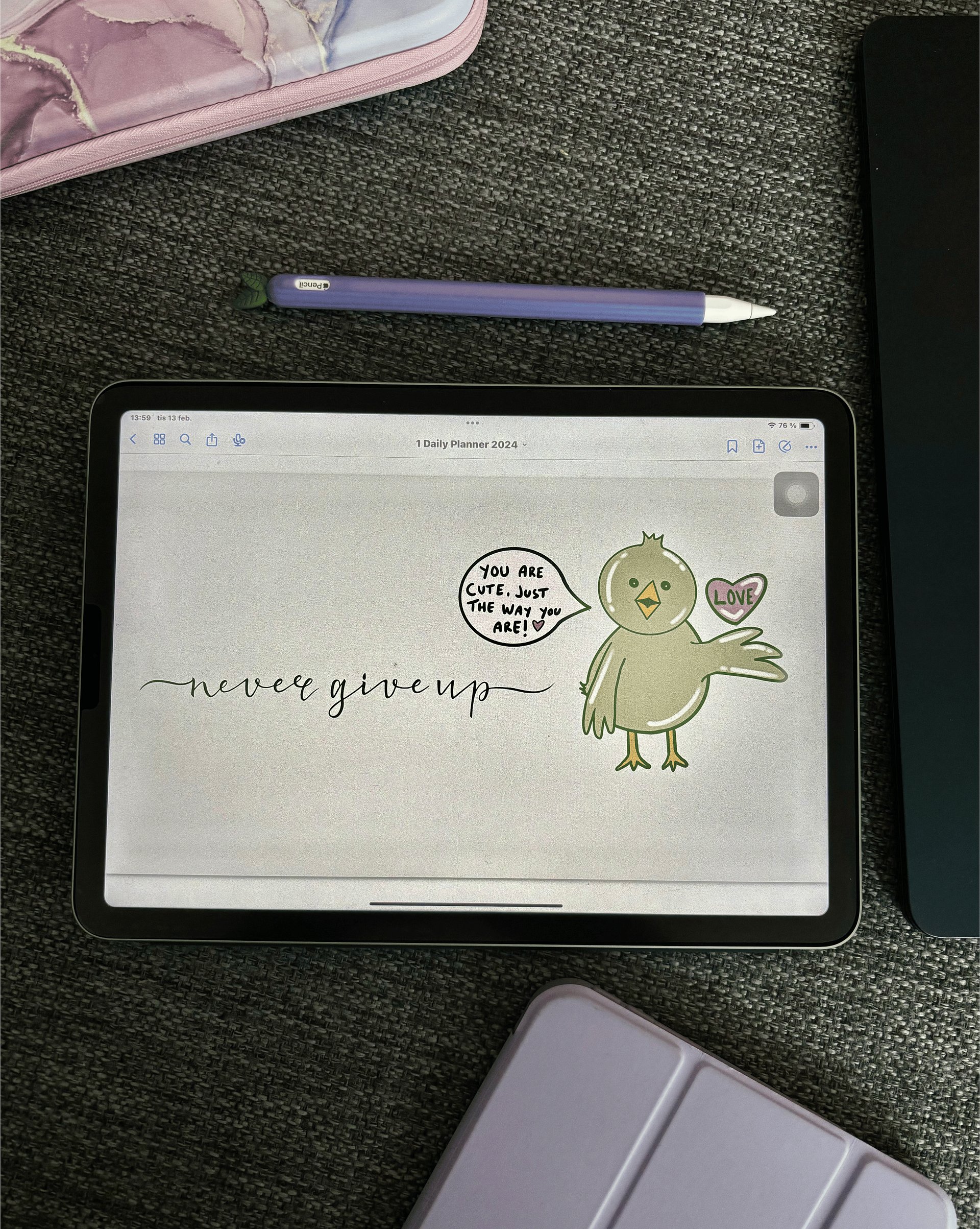 You're Cute! - Undated Digital Planner (download) product image (2)
