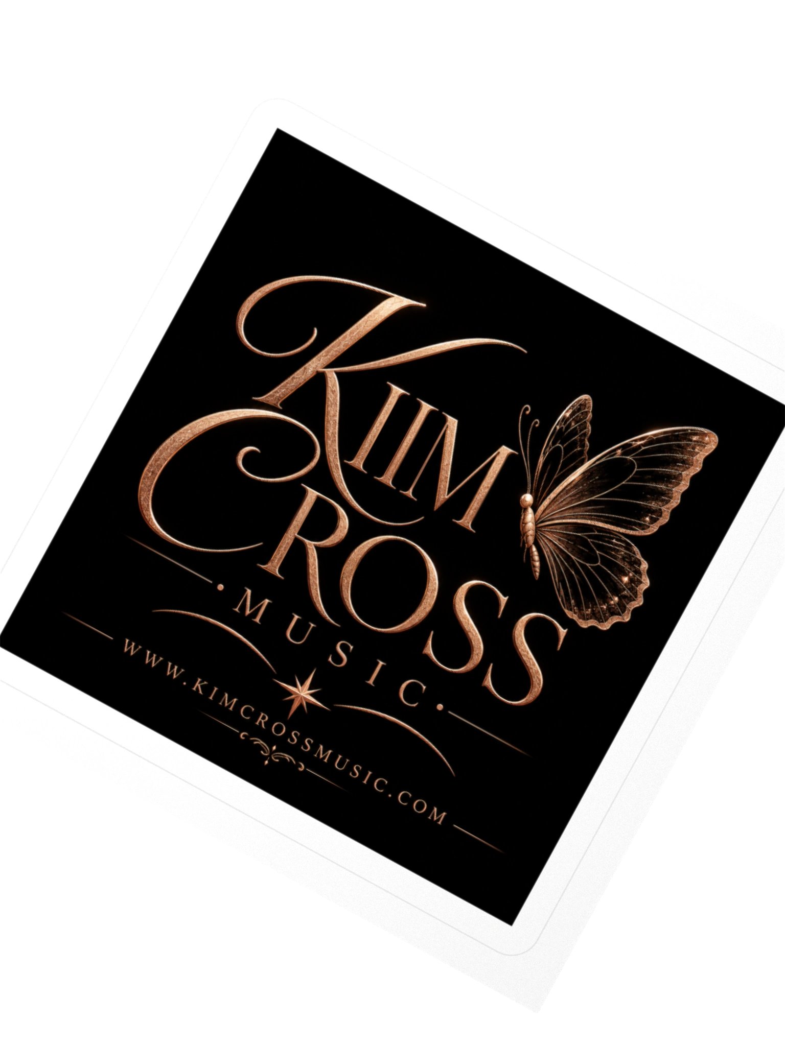 Kim Cross Music Butterfly Sticker product image (5)