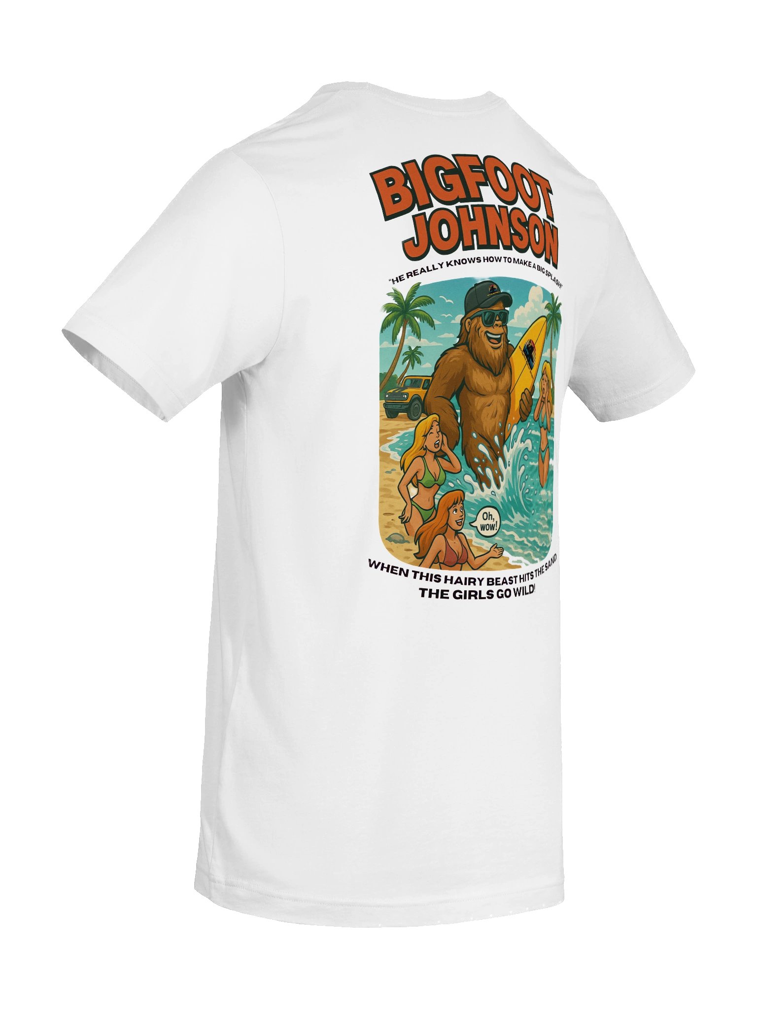 Bigfoot Johnson Big Splash Tee (White) product image (10)