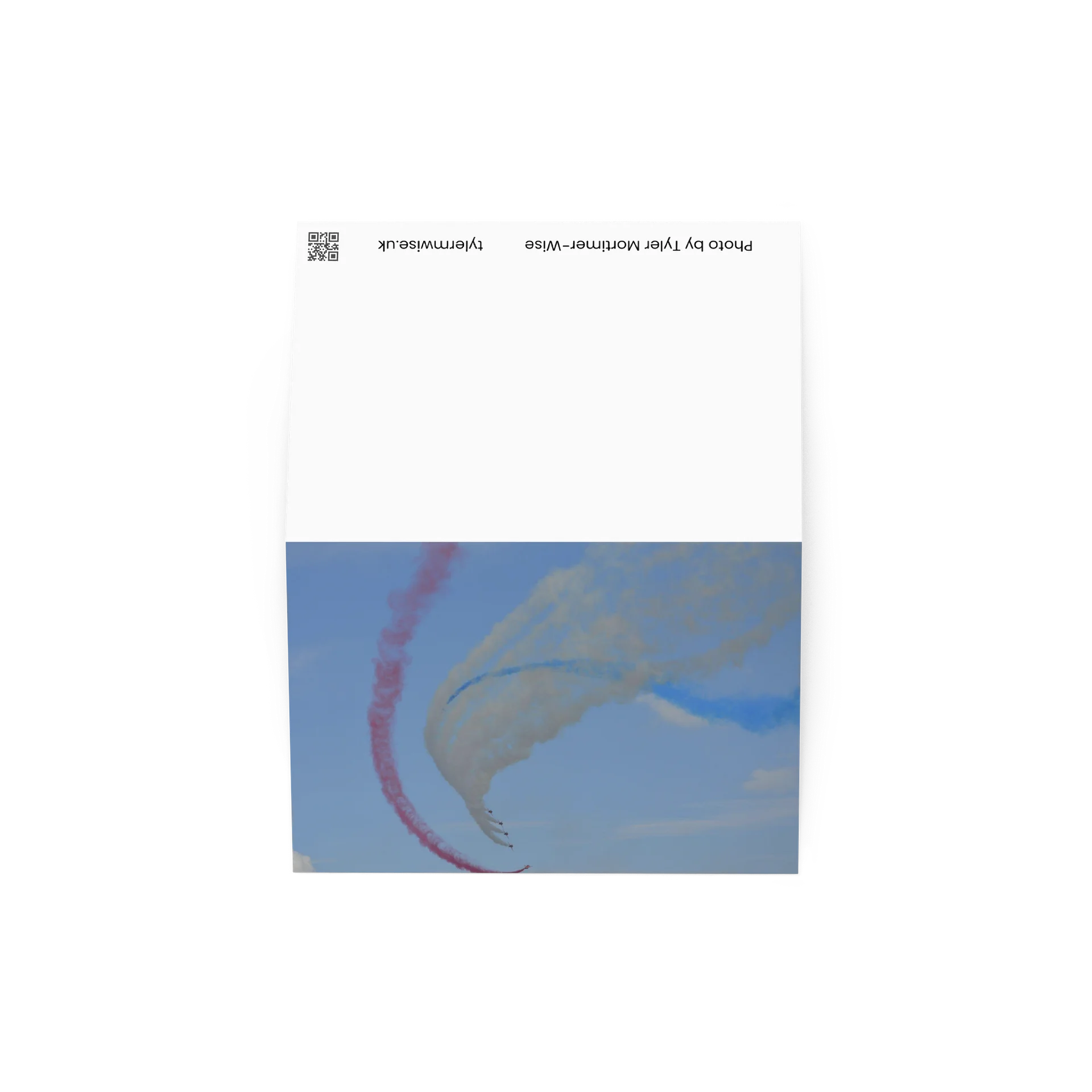 Red Arrows Twisting (Greeting Card) product image (3)