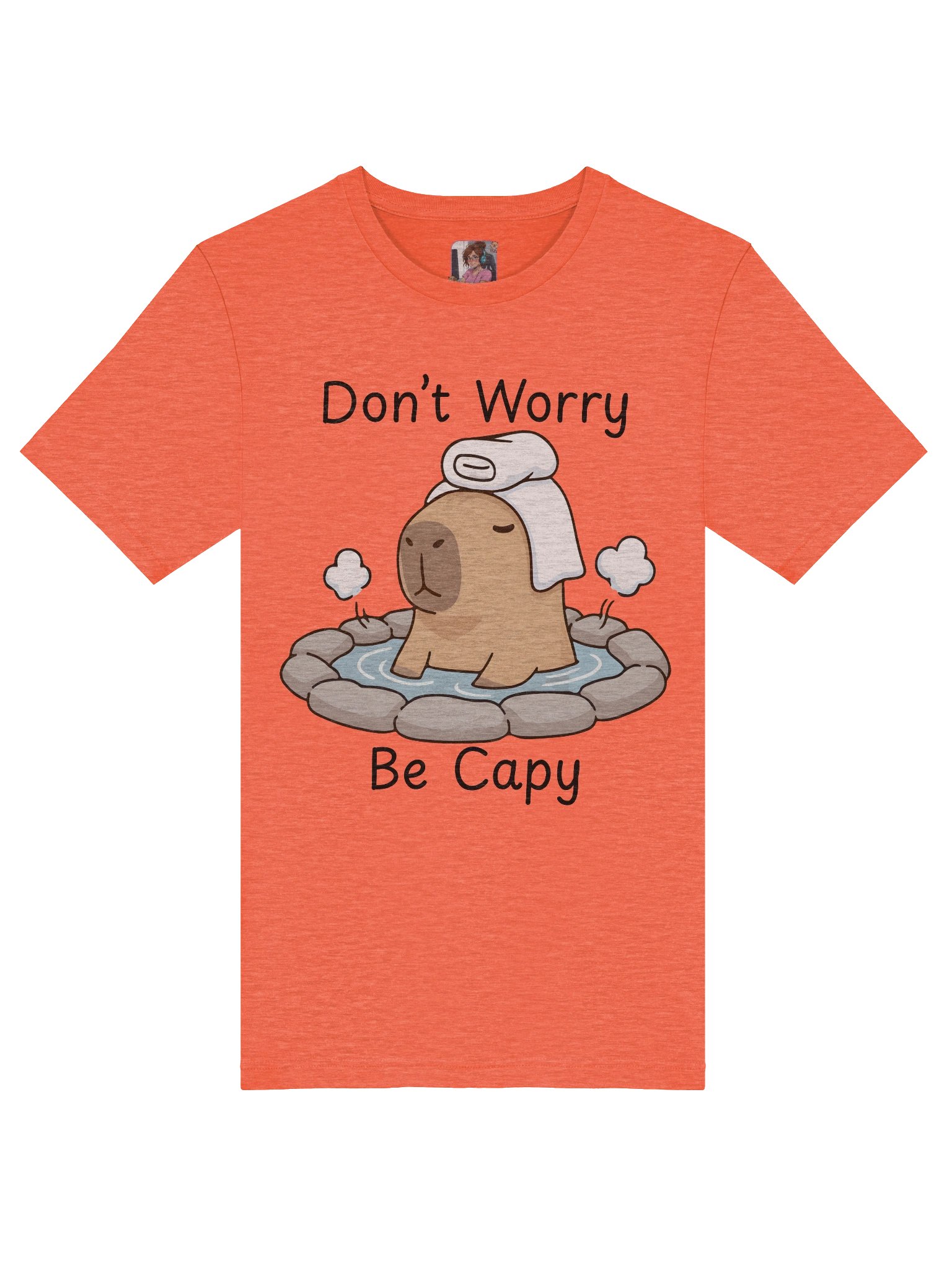 Don't Worry Be Capy T-Shirt product image (5)