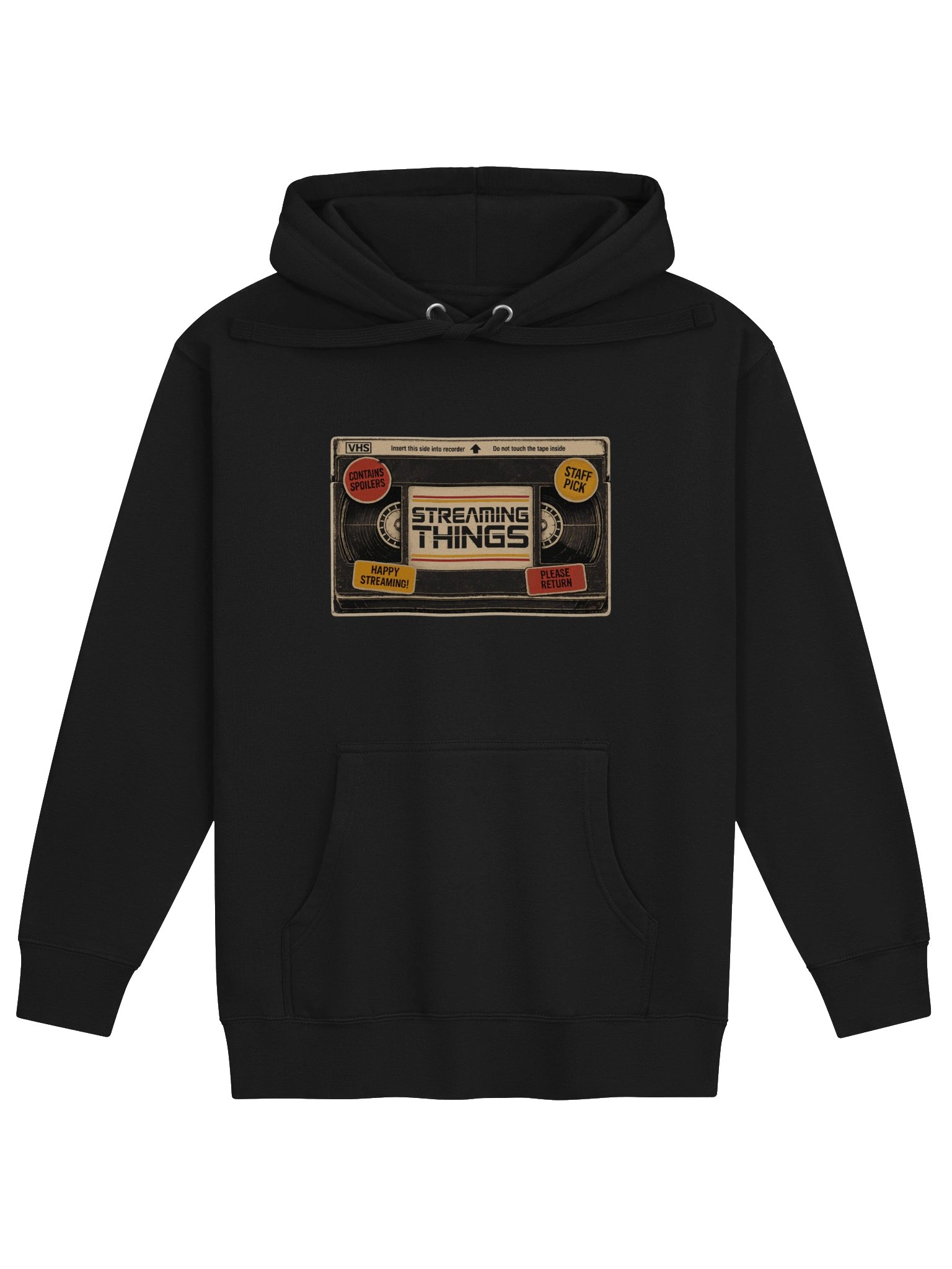 VHS Hoodie (Black) product image (1)