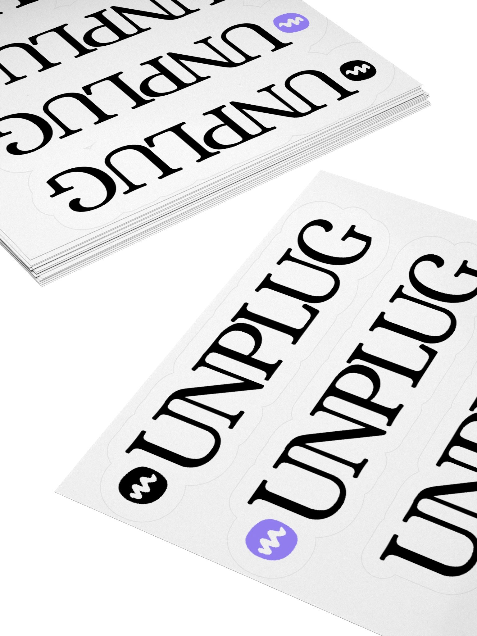 Unplug Sticker Set product image (5)