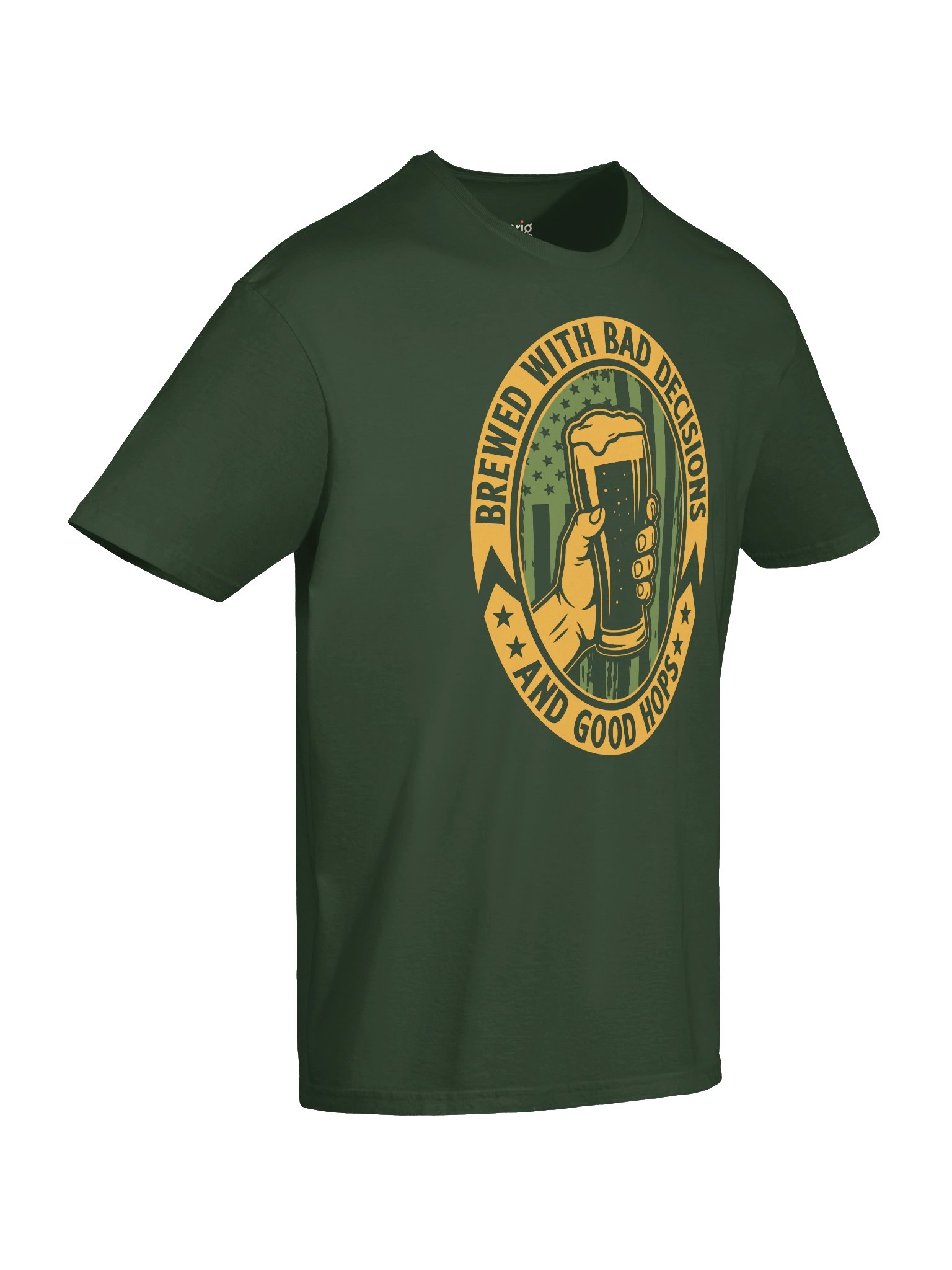 Brewed With Bad Decisions and Good Hops Unisex T-Shirt product image (26)