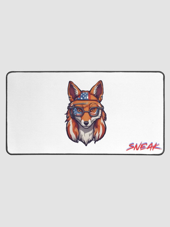 Mullet Fox Oversized Mouse Pad - July 4th product image (1)