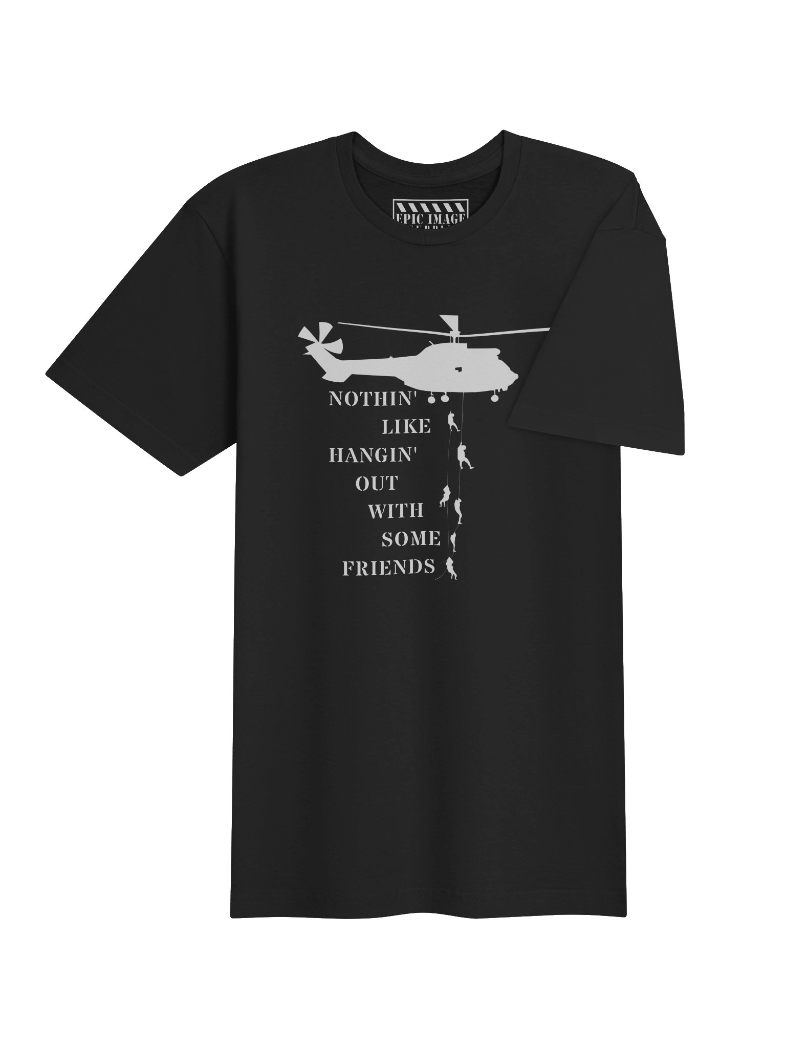 HANGIN OUT COTTON CREWNECK T-SHIRT product image (4)