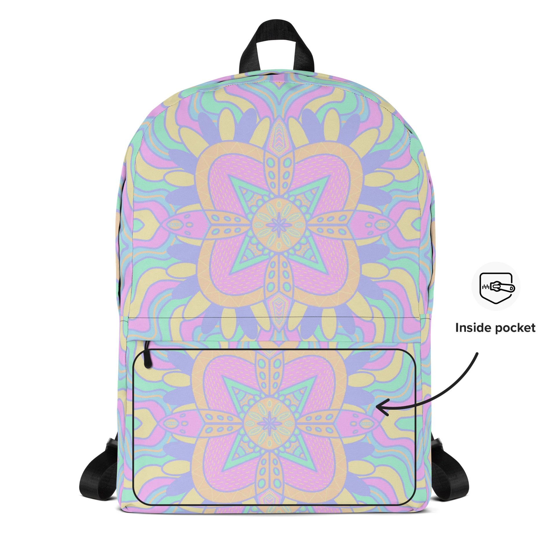 Pastel Doodle Backback product image (5)