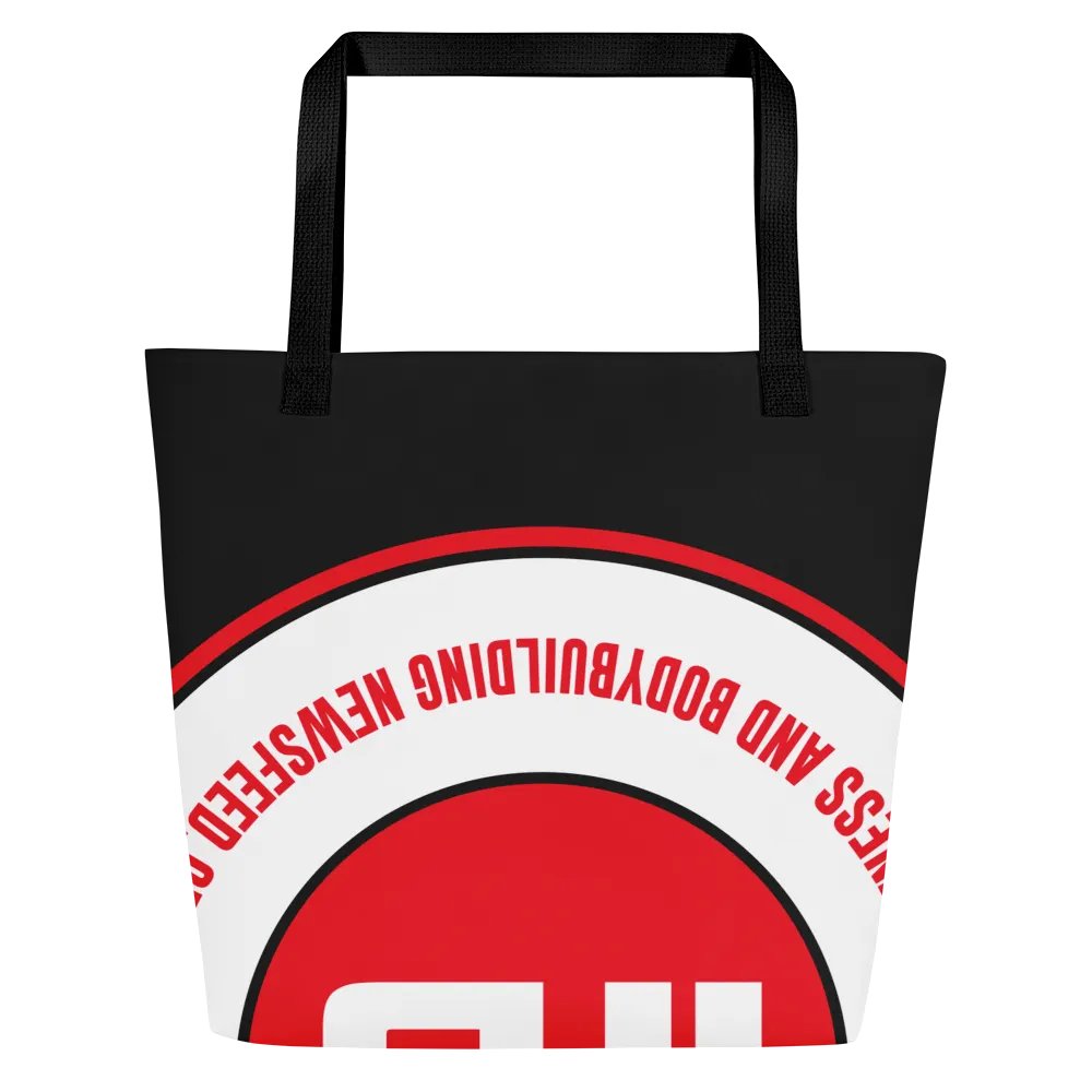 IFBNewsfeed.Org's All-Over Print Large Tote Bag w/ Pocket product image (2)