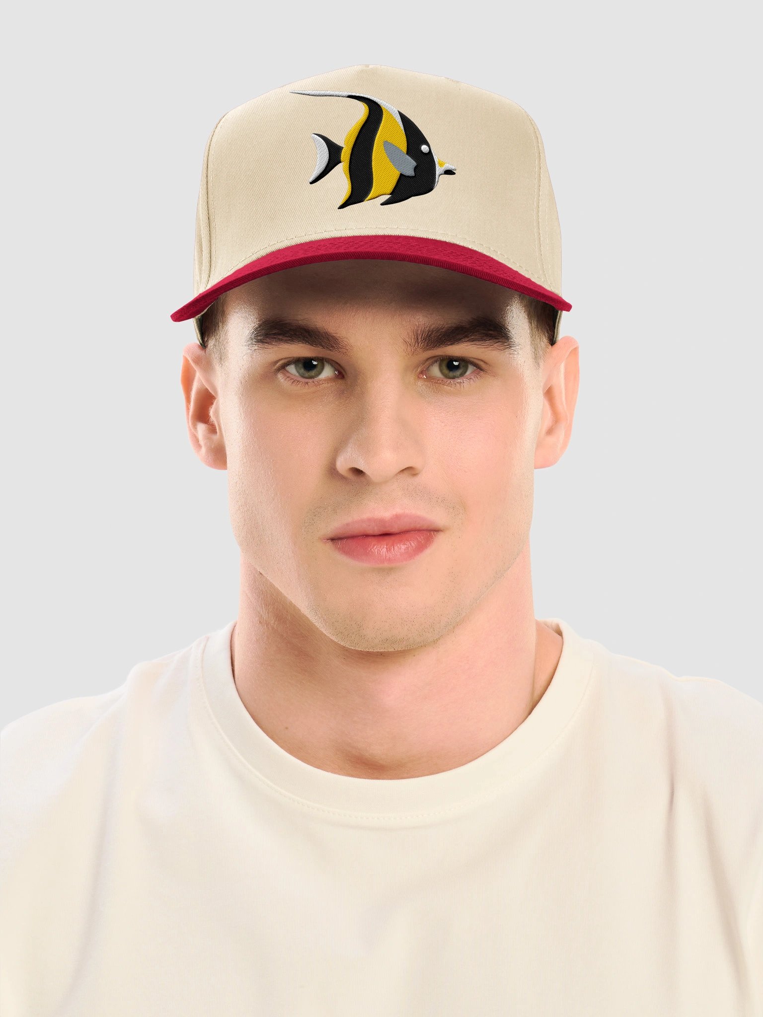 Moorish Idol Mid-Profile Baseball Cap (Embroidered) for Reef and Marine Aquarium Lovers product image (2)