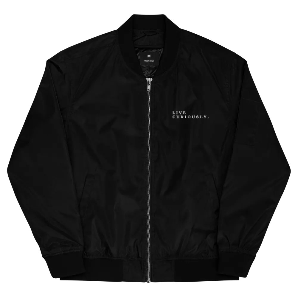 Live Curiously Embroidered Bomber Jacket product image (3)