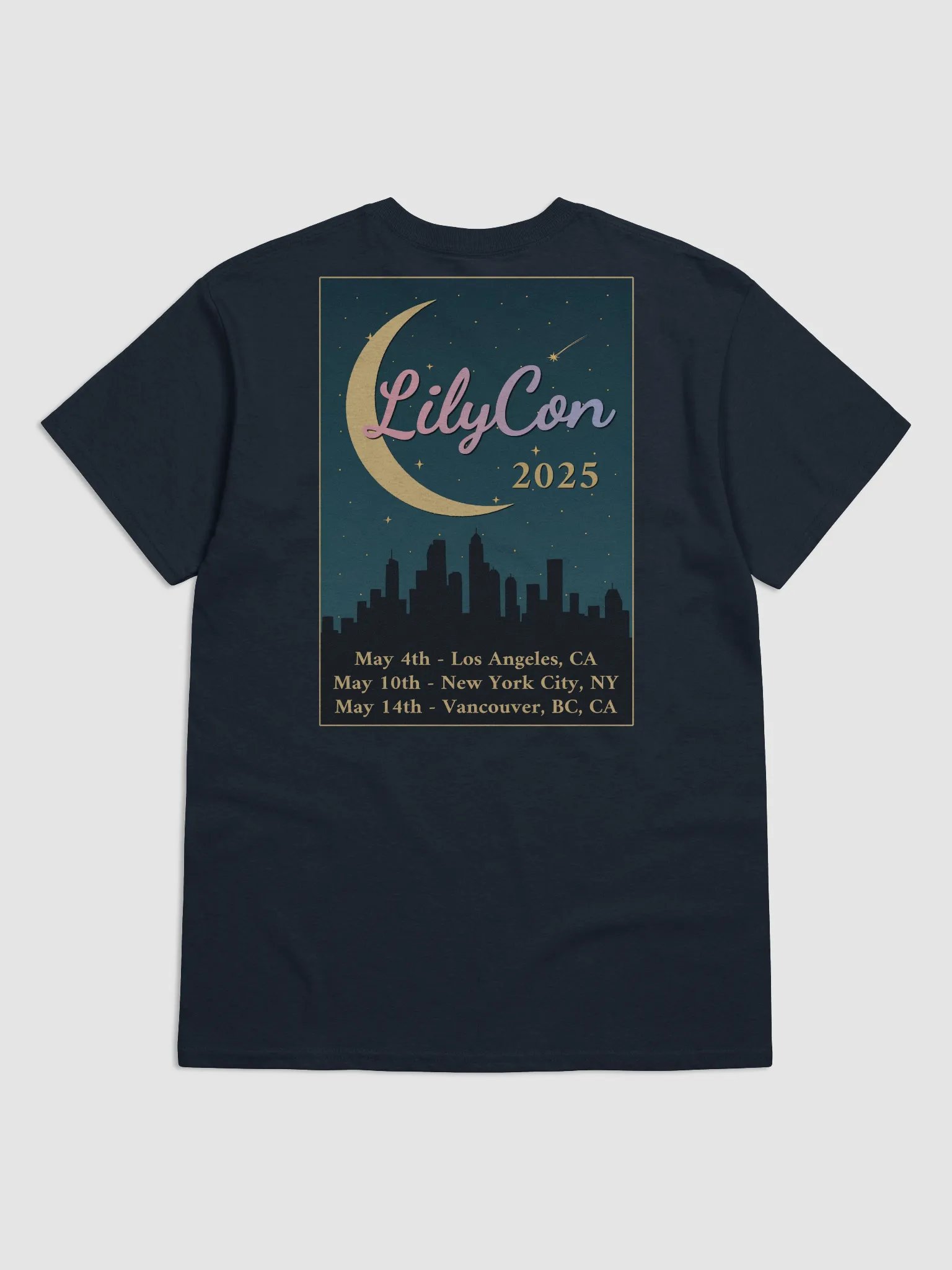 LilyCon 2025 T-Shirt (Logo 2 sided) product image (2)