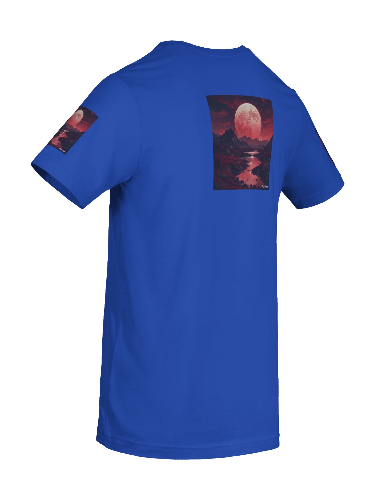 Lunar Reflections Red Moon T-Shirt product image (10)