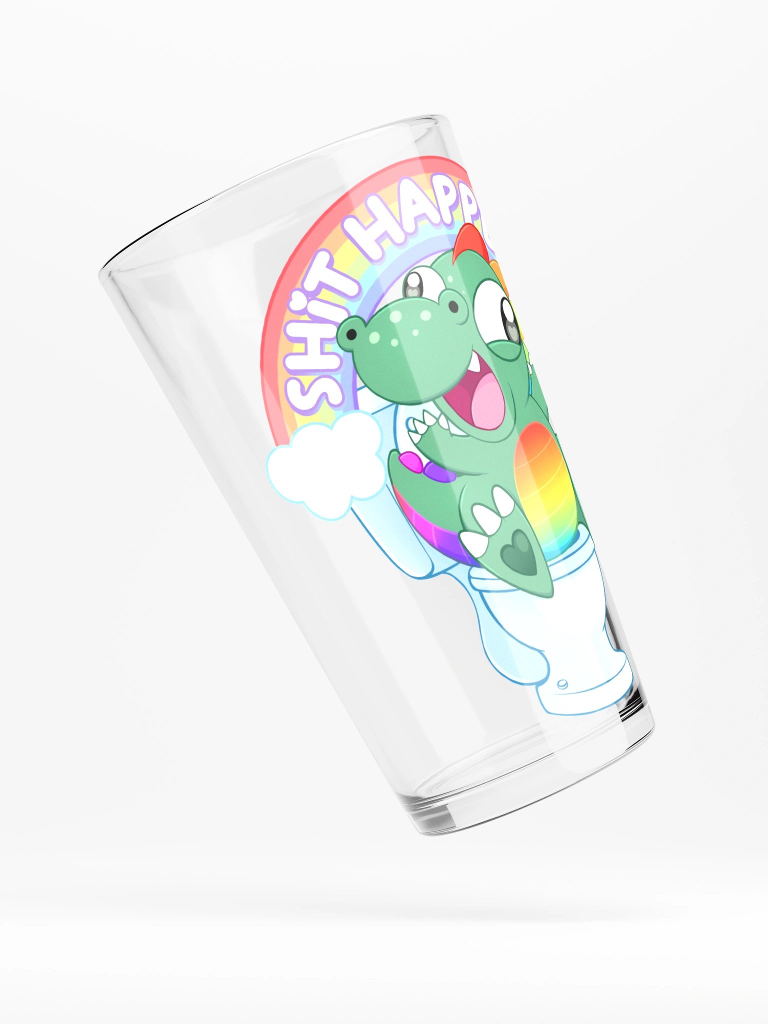 Shit Happens Pint Glass product image (4)