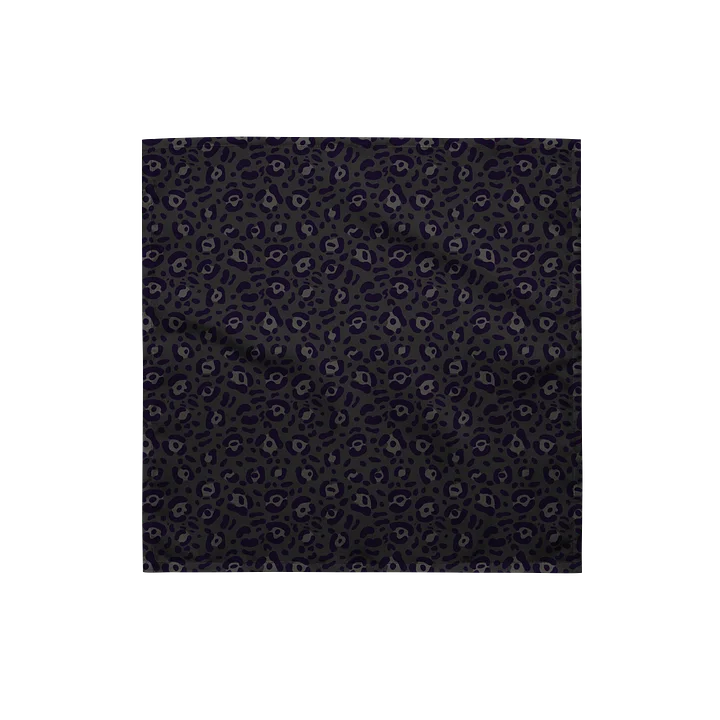 Comfortable Bandana with Bold Black Leopard Print product image (1)