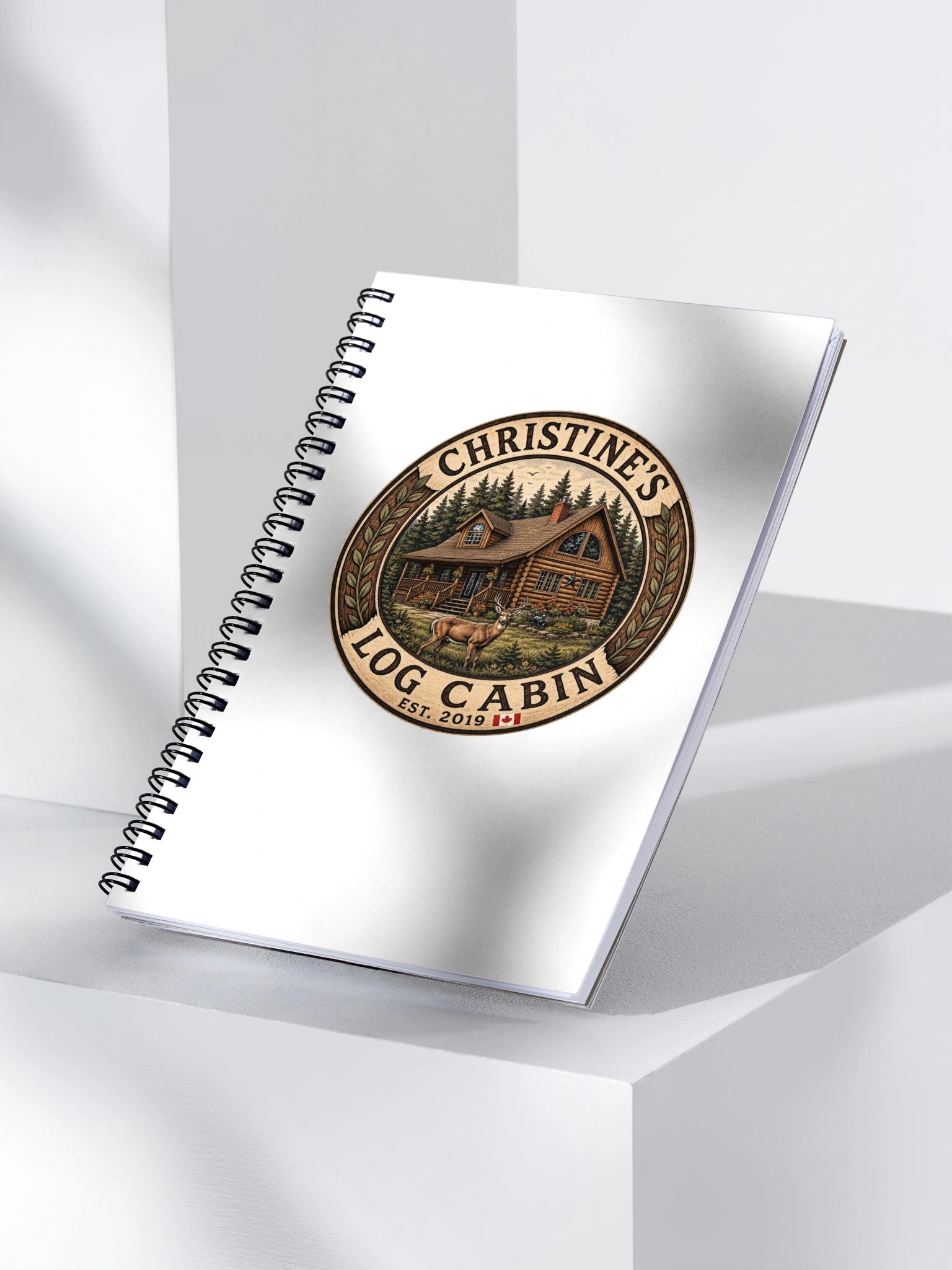 Christine's Log Cabin Kraft Cover Notebook | Journal & Planner product image (3)