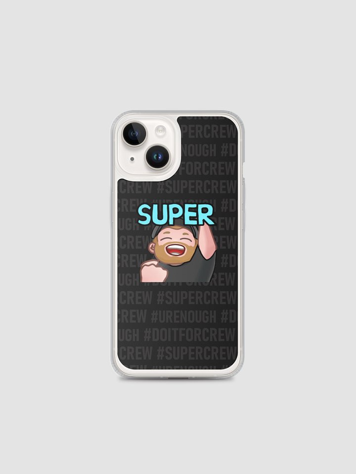 Super - Black with txt iPhone Case product image (1)