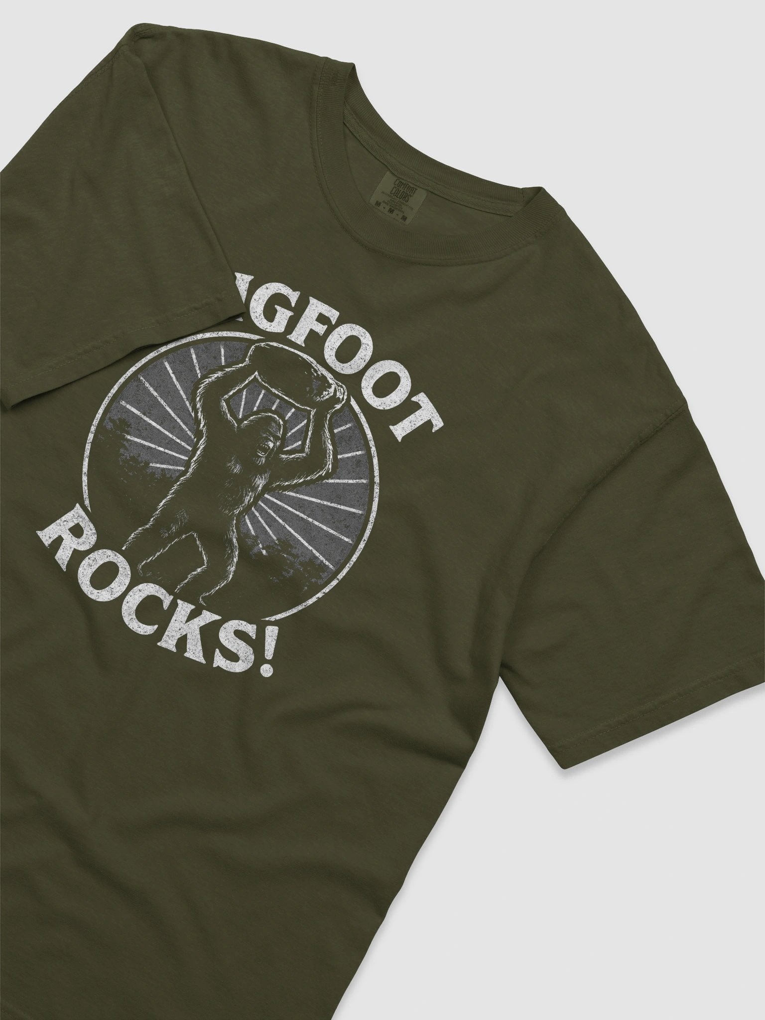 BIGFOOT ROCKS (Rock Thrower) Shirt product image (40)