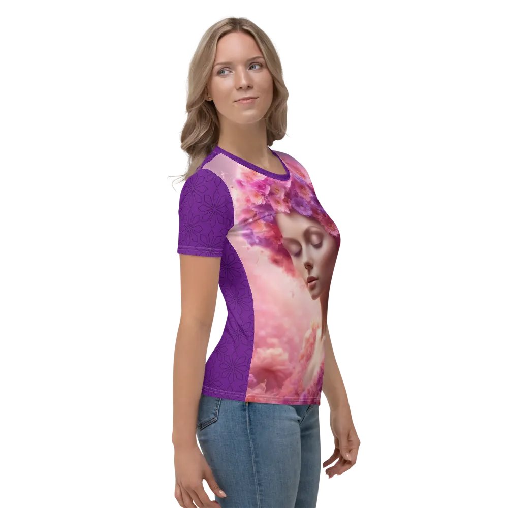 Pink Flower Girl T-Shirt product image (7)