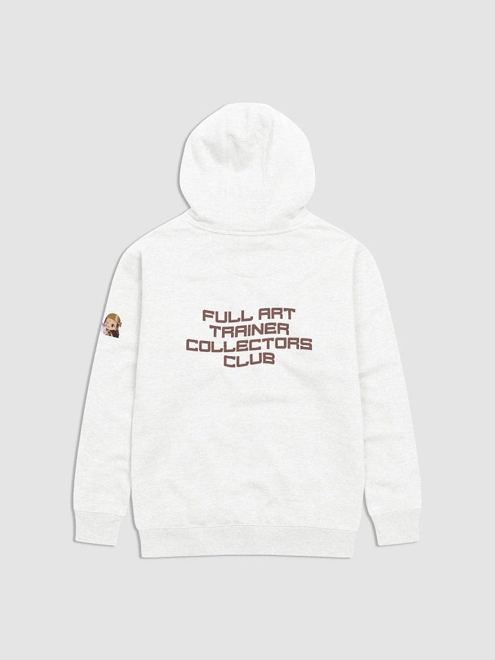 Full Art Trainer Collectors Club Hoodie - White, Sky Blue product image (4)