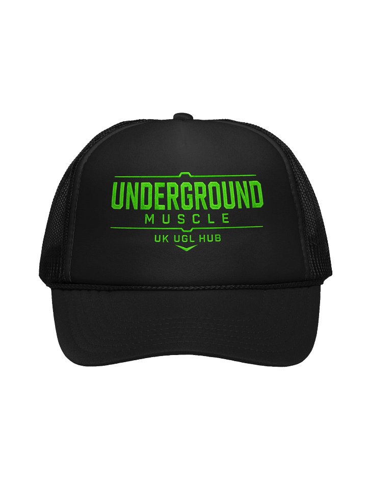 Underground Muscle Neon Logo Trucker Hat product image (1)