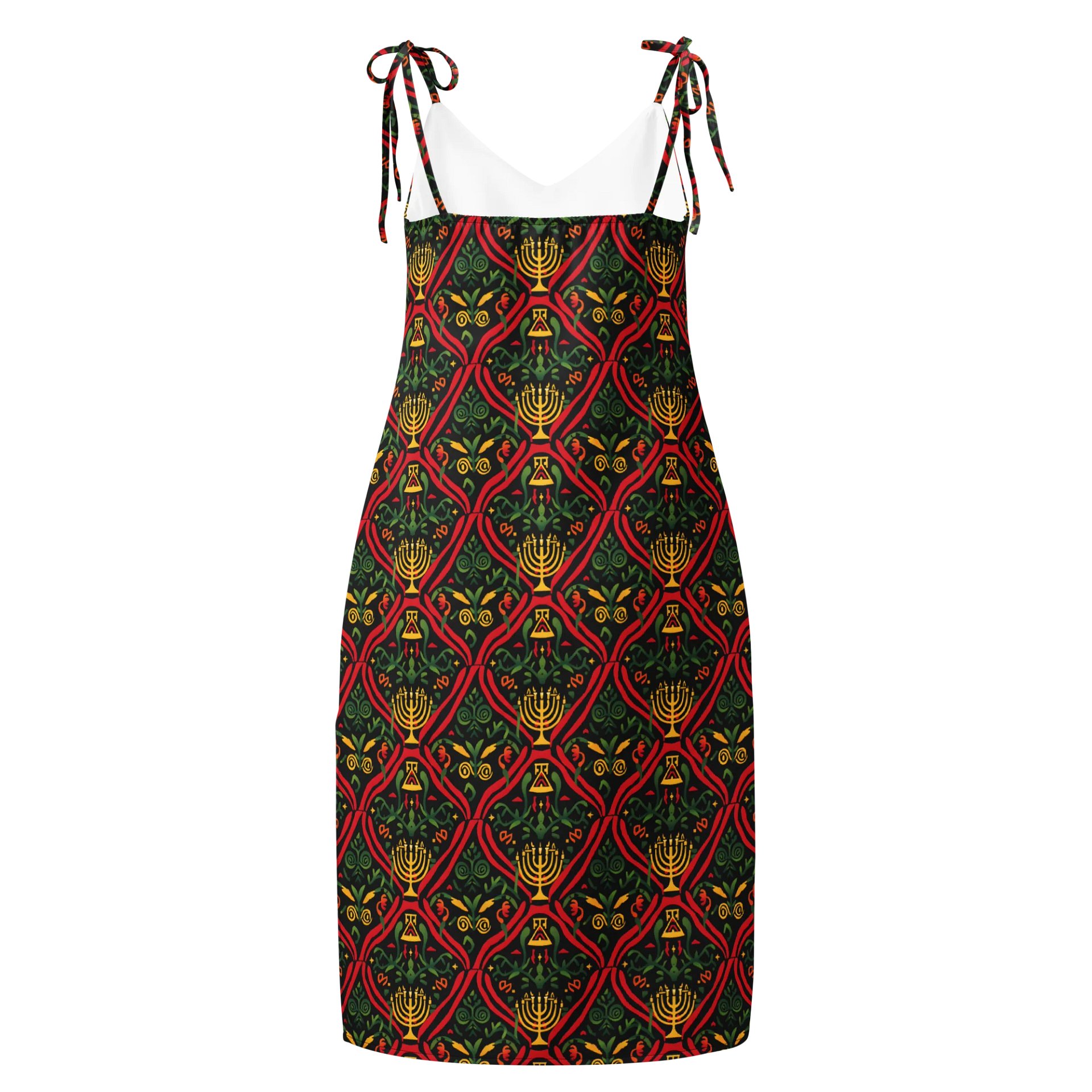 Heritage & Grace: Kwanzaa Kinara Slip Dress product image (4)