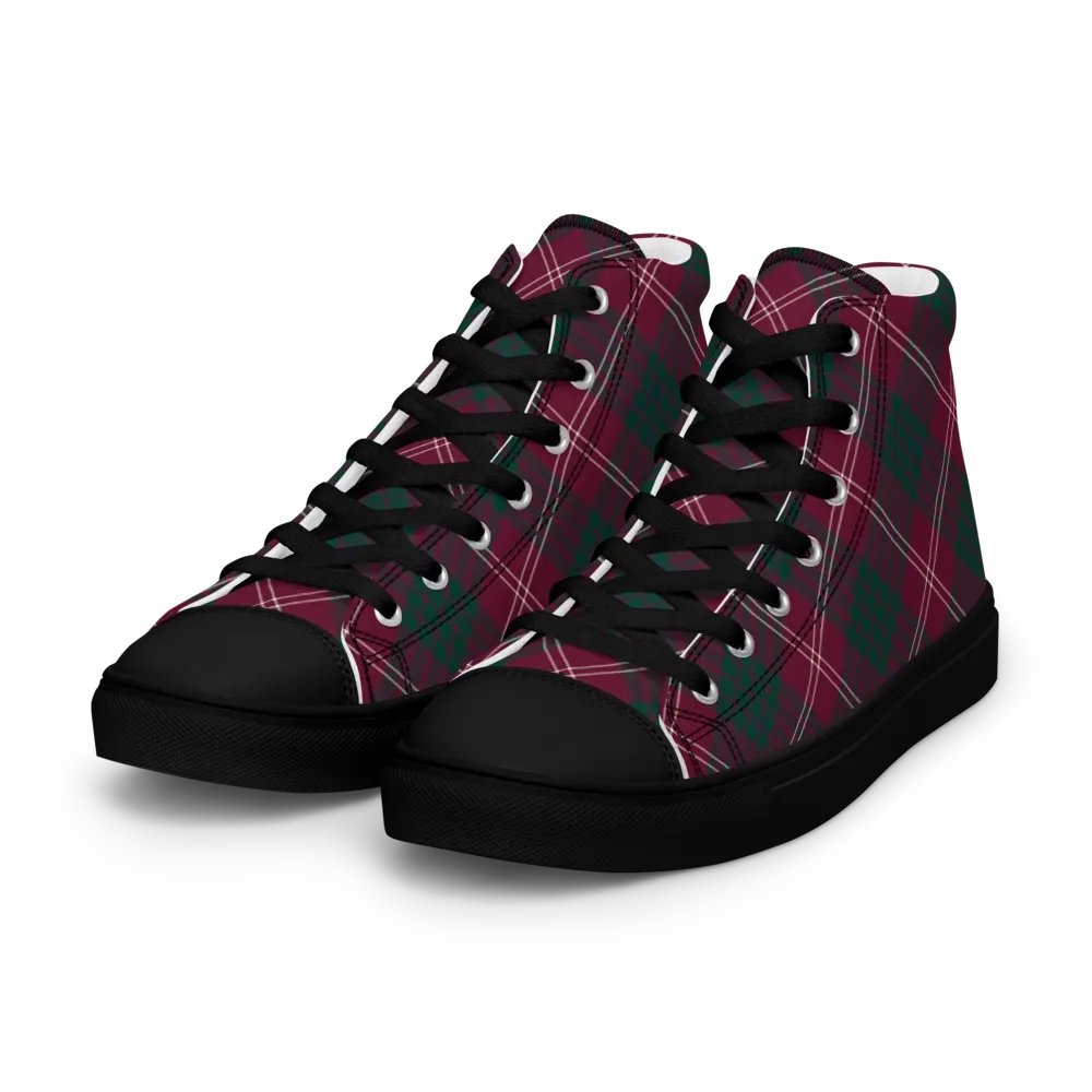 Crawford Tartan Men's High Top Shoes product image (2)