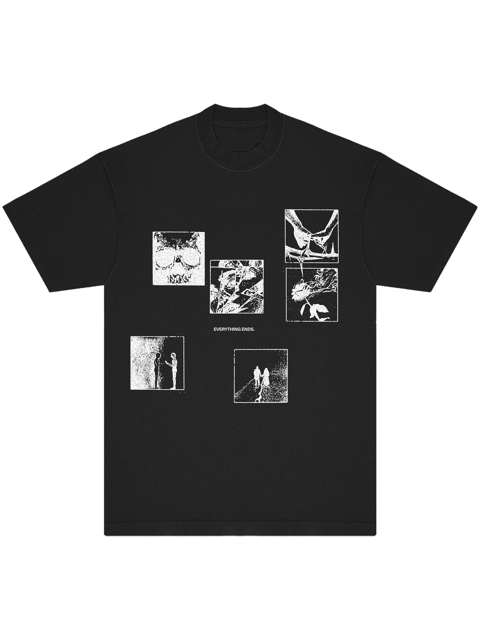 EVERYTHING ENDS - BLACK TEE product image (1)
