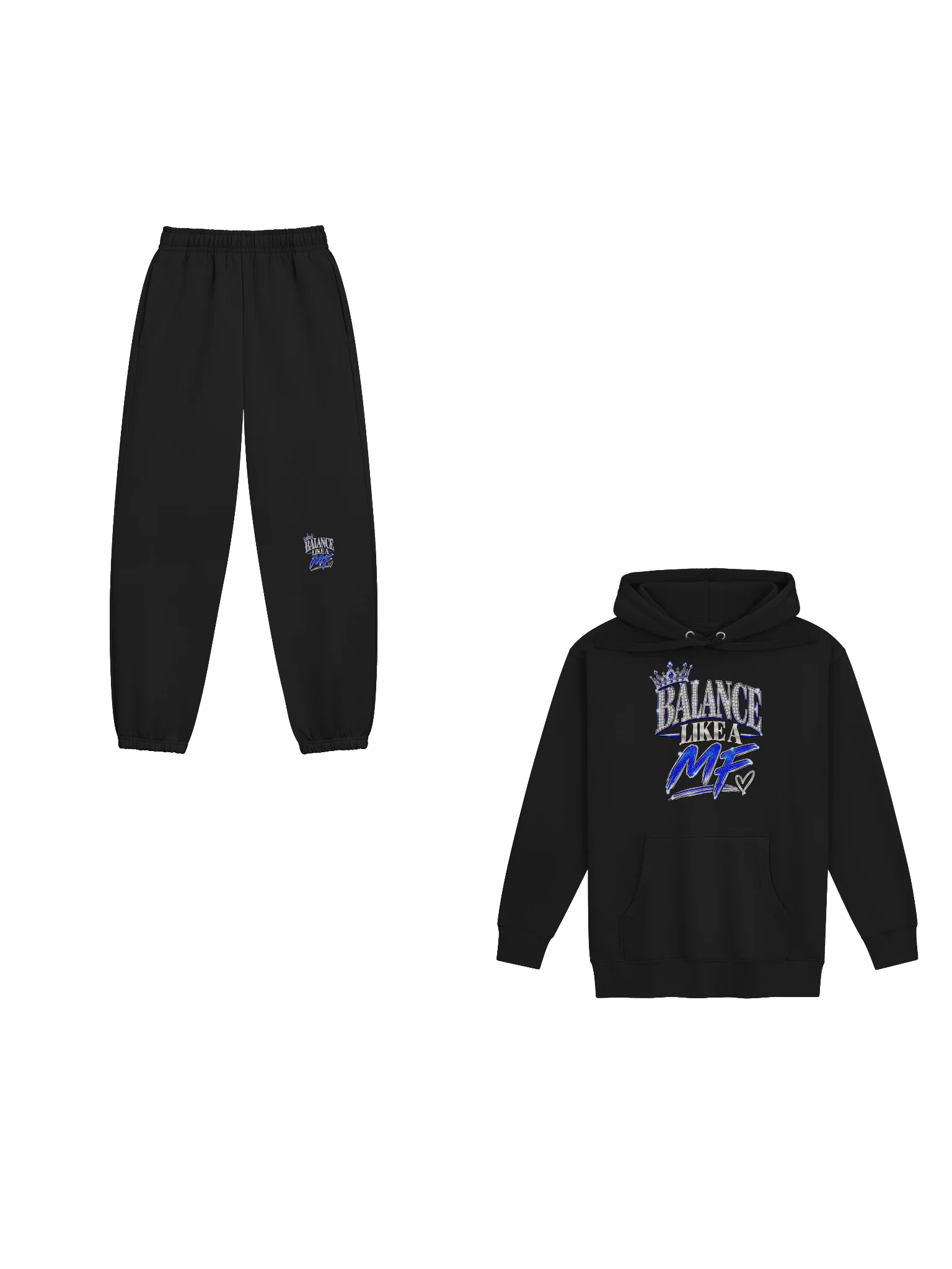 BALANCE LIKE A MF — Crown Hoodie & Jogger Set product image (1)