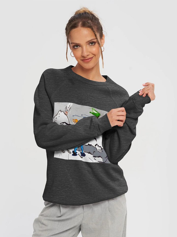 Ant Alien Snow Shoveler's Delight Raglan Sweatshirt product image (18)