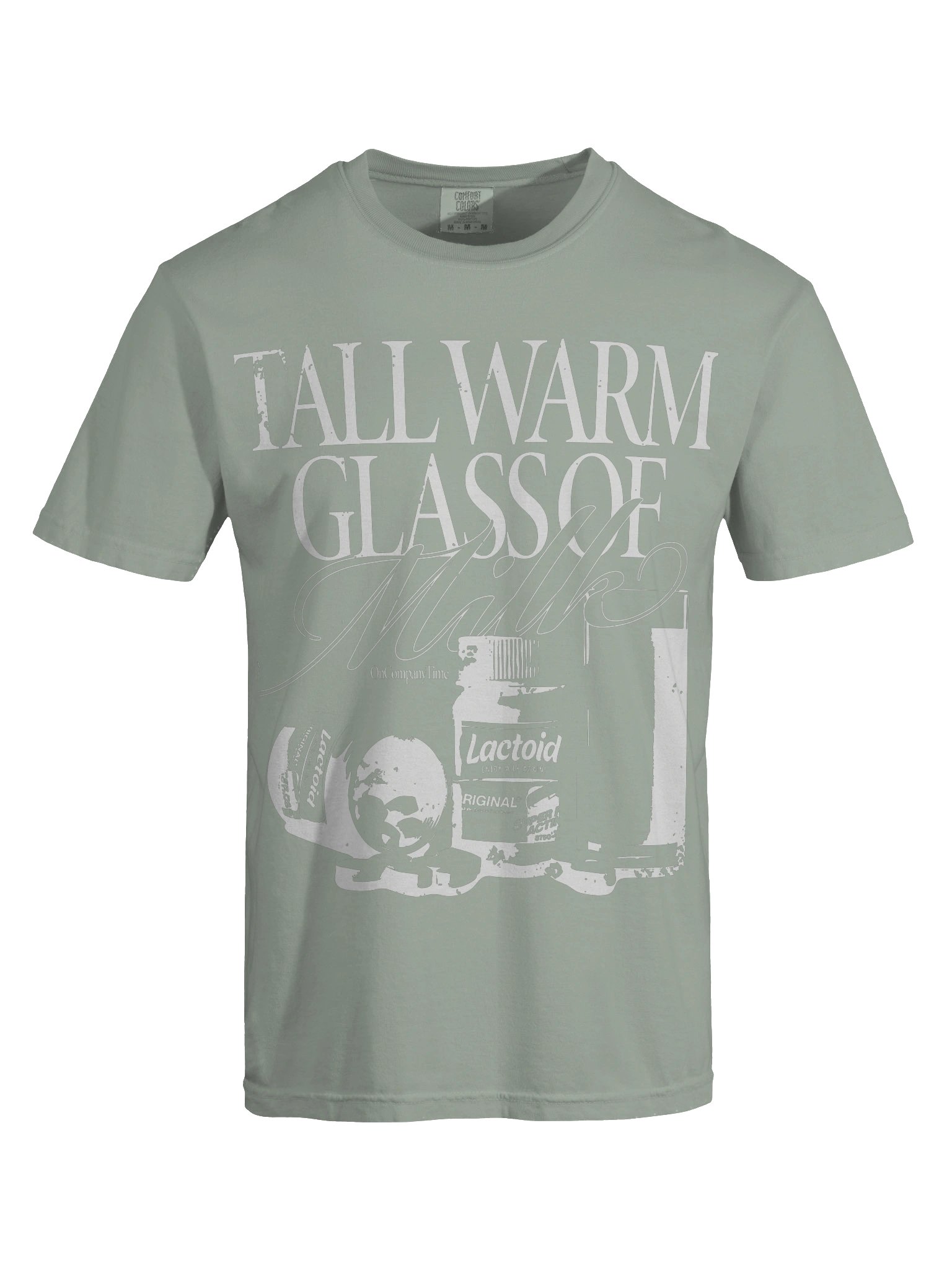 Tall warm Glass of milk Monochrome product image (5)