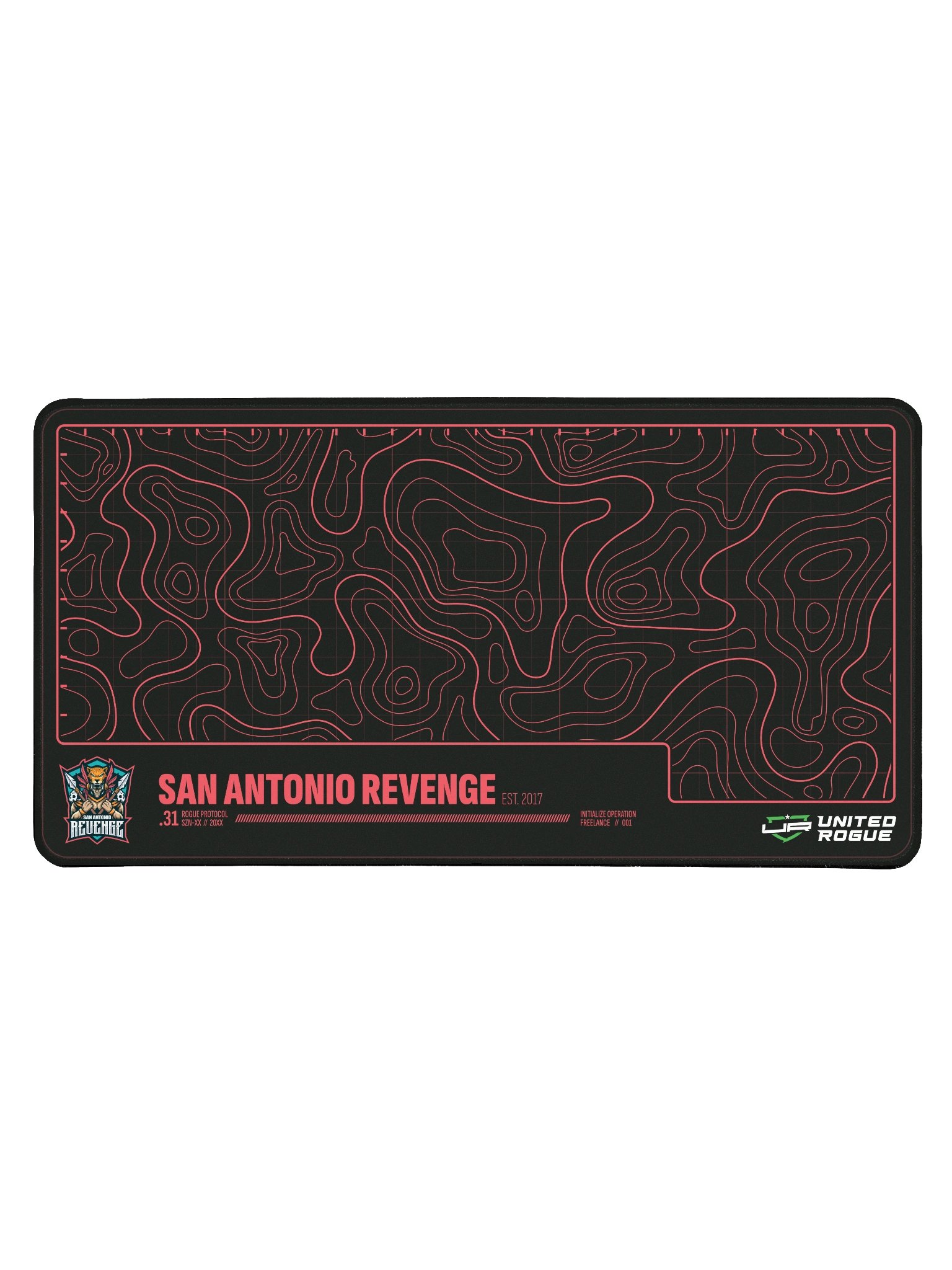 San Antonio Revenge Map Desk Mat product image (1)