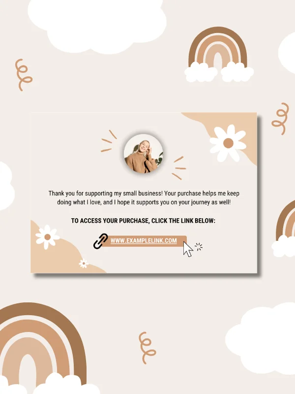 MRR/PLR Etsy Thank You Cards for Business product image (3)