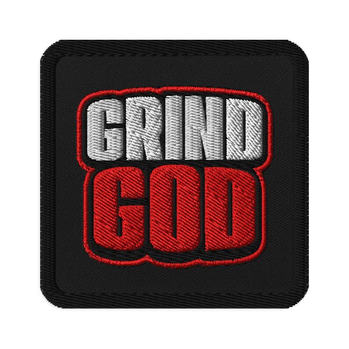 GRIND GOD Embroidered Patch product image (1)