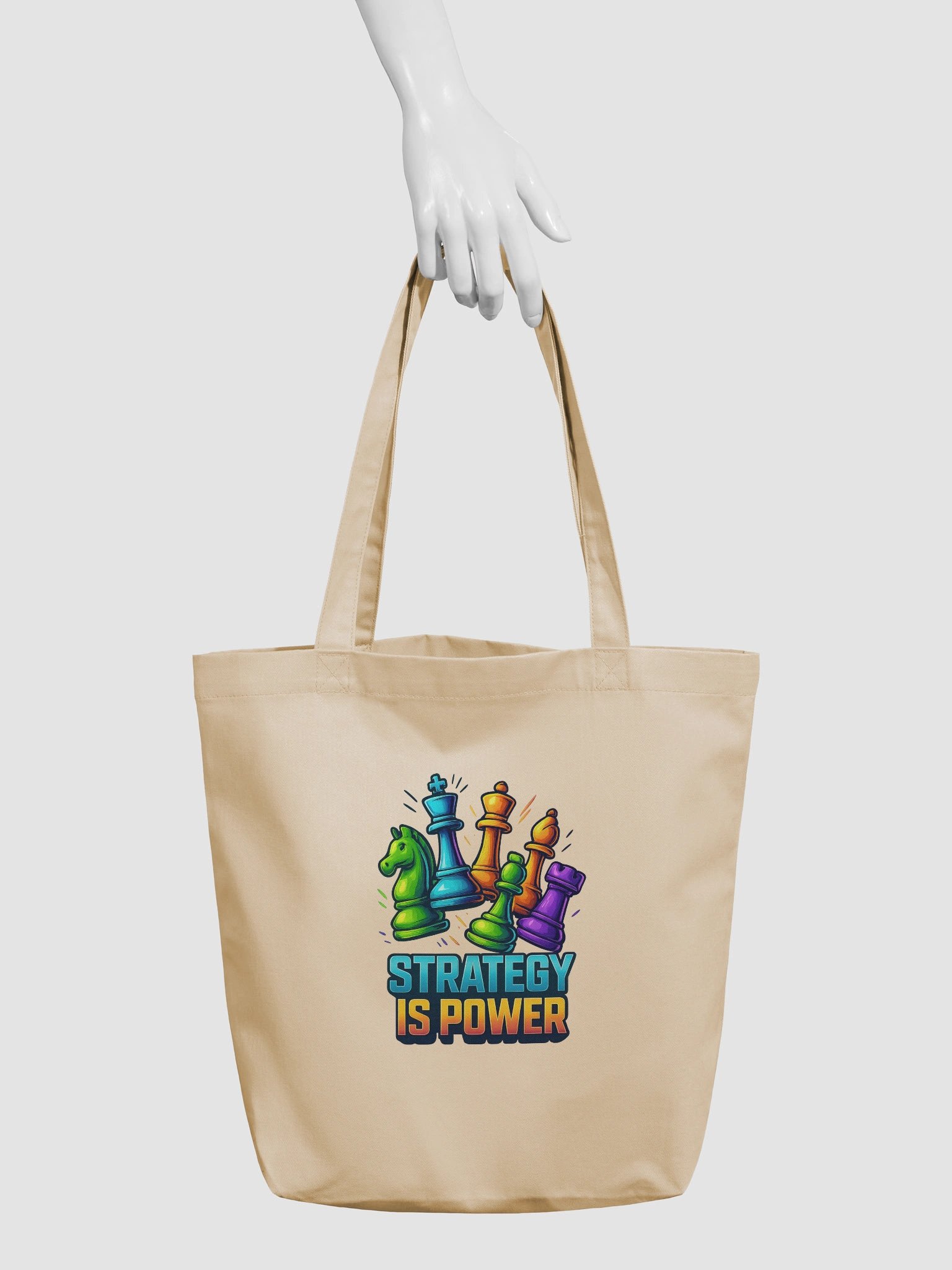 Strategy Is Power Tote Bag product image (6)