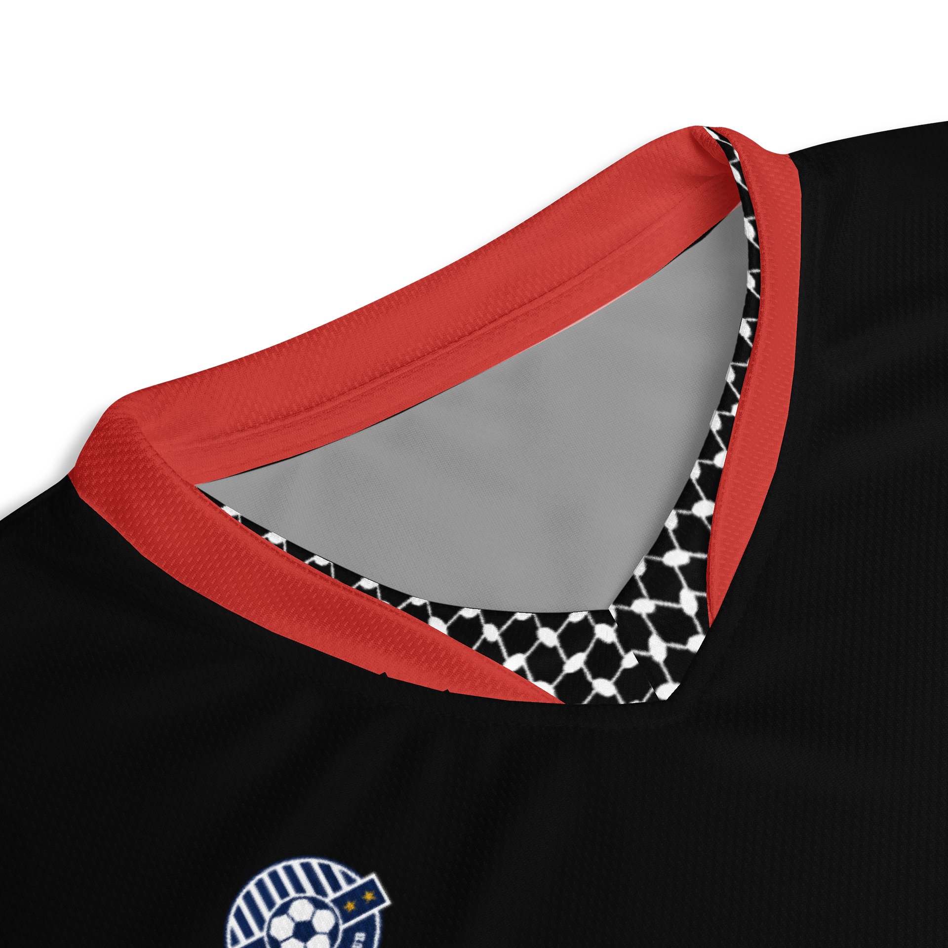 Palestine Arabic Unisex FC Football Black Soccer Jersey product image (3)