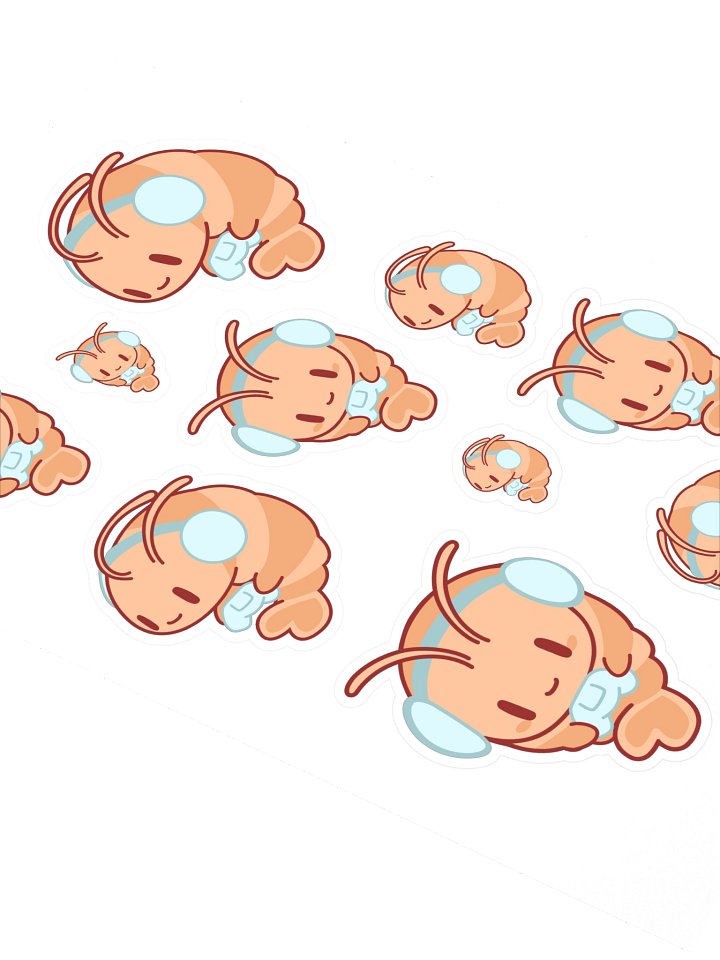 Shrimpy Gamer Sticker Sheet product image (2)