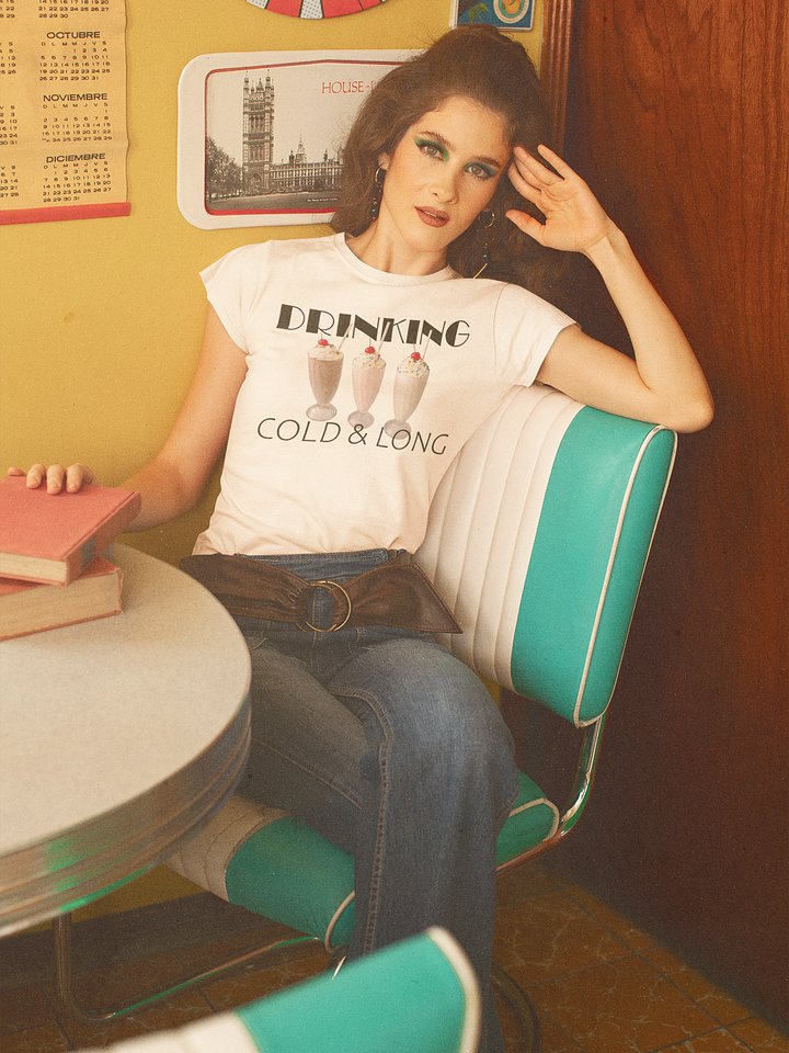 Drinking Milk Shakes T-Shirt product image (1)