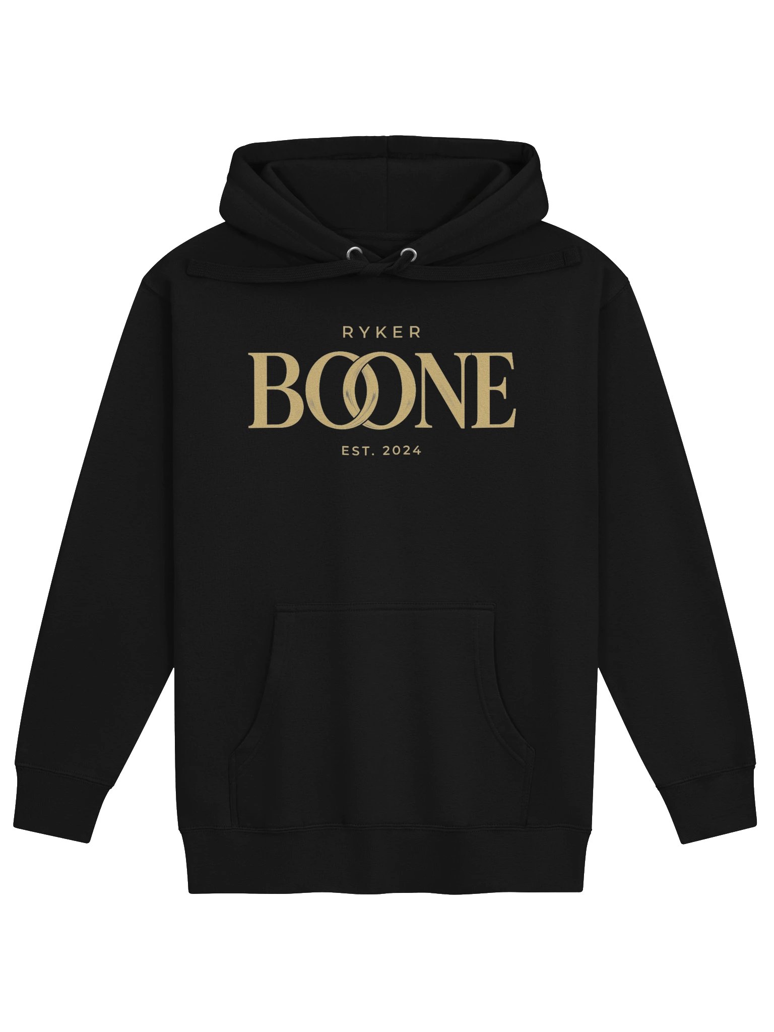 Ryker Boone "When The Lights Go Gold" Premium Hoodie (Black/Gold Logo) product image (2)