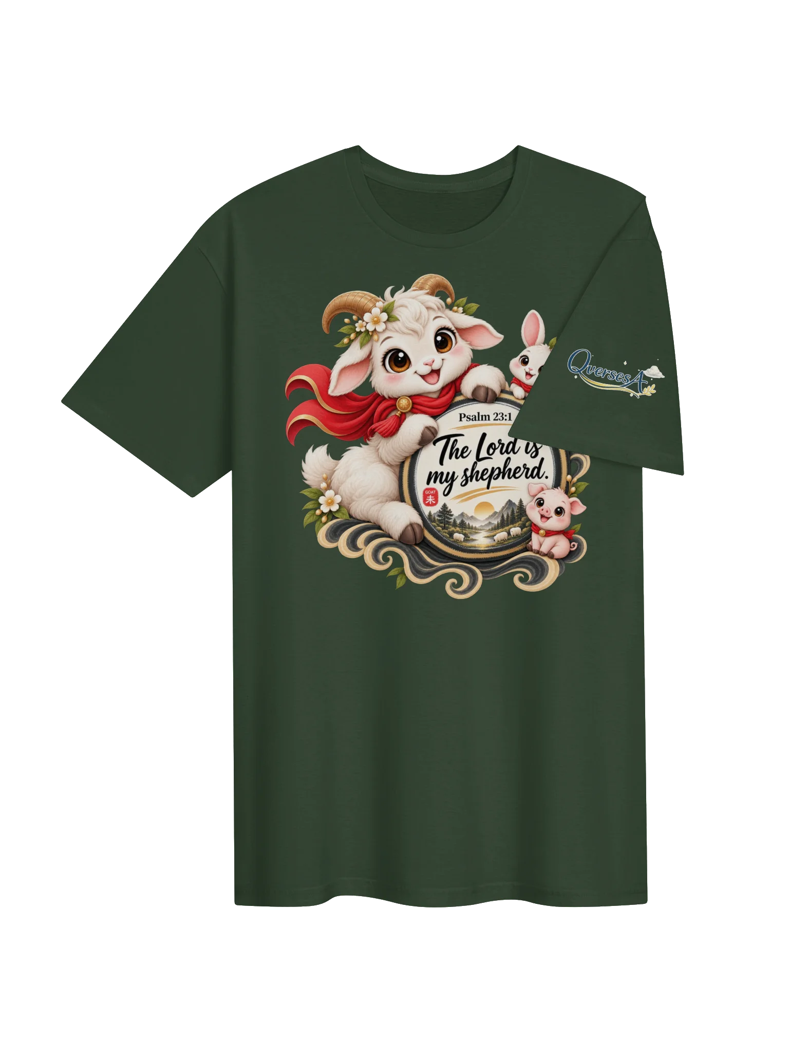 🐐Year of the Goat | Chinese Zodiac Trio Unisex T-Shirt product image (4)
