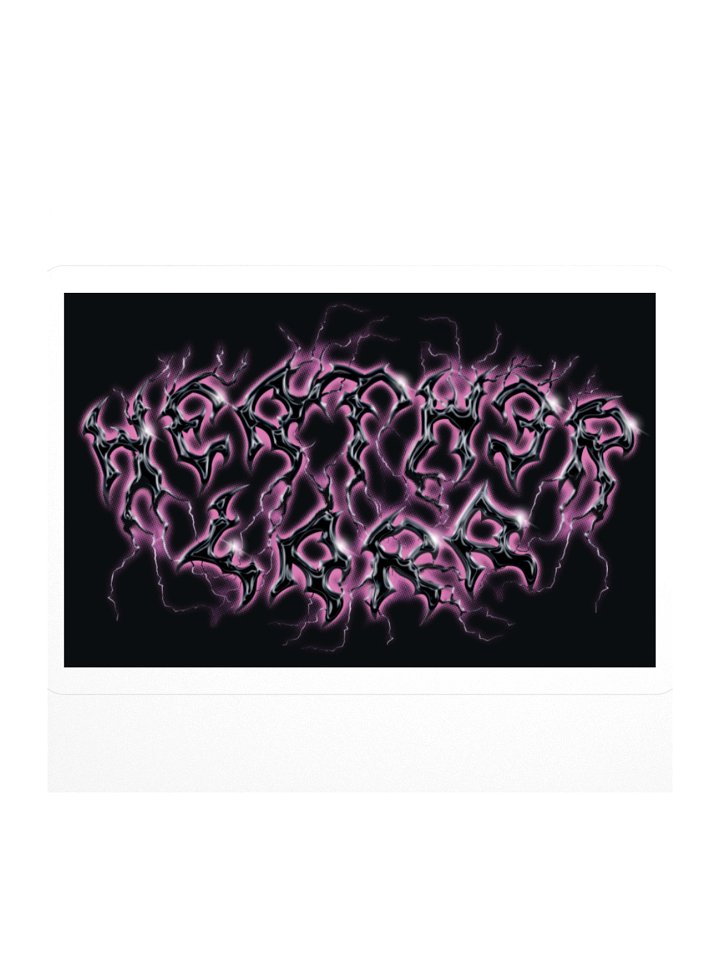 Y2K LOGO STICKER product image (3)