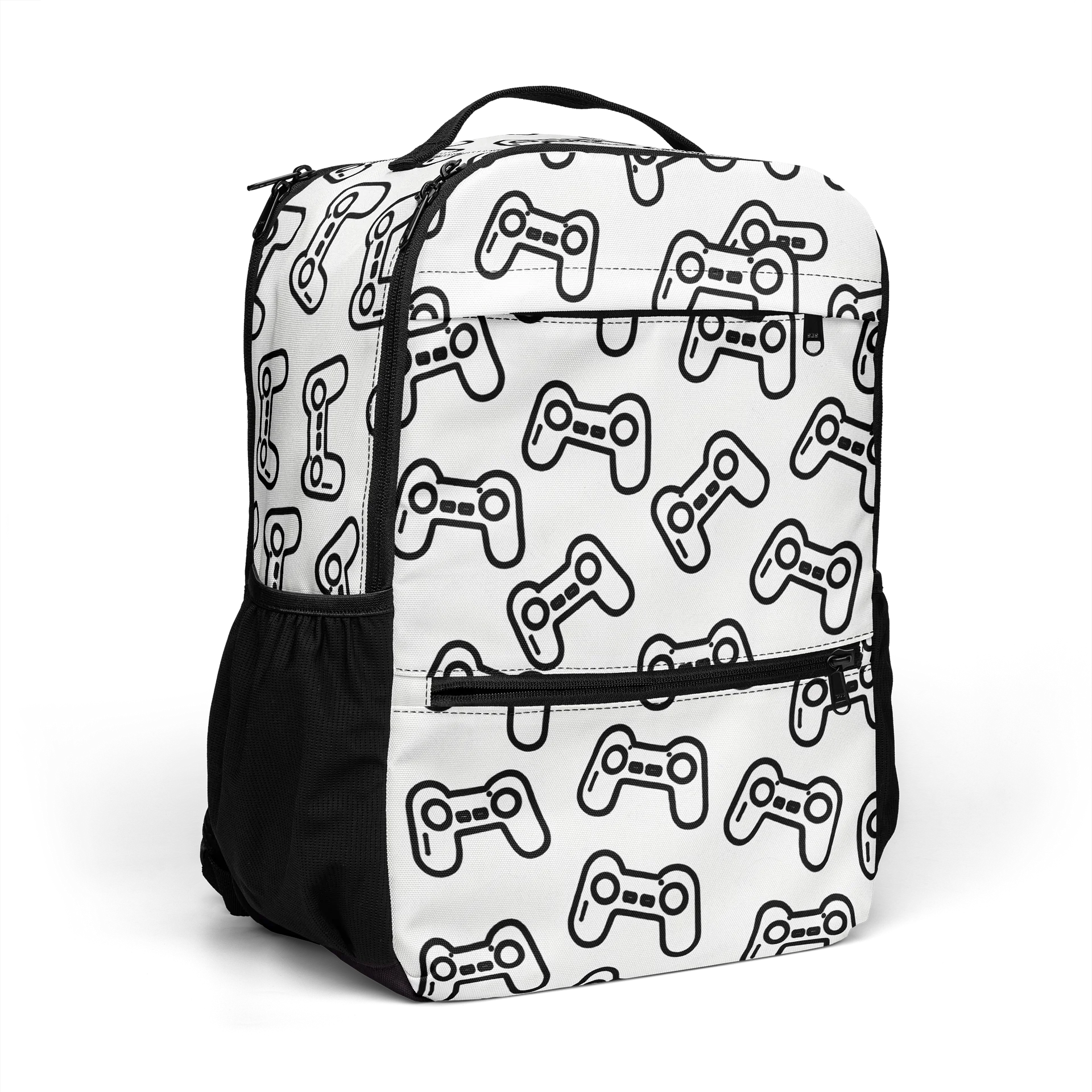 SAC À DOS IMPRIMÉ INTÉGRAL MANETTE NOIR product image (7)