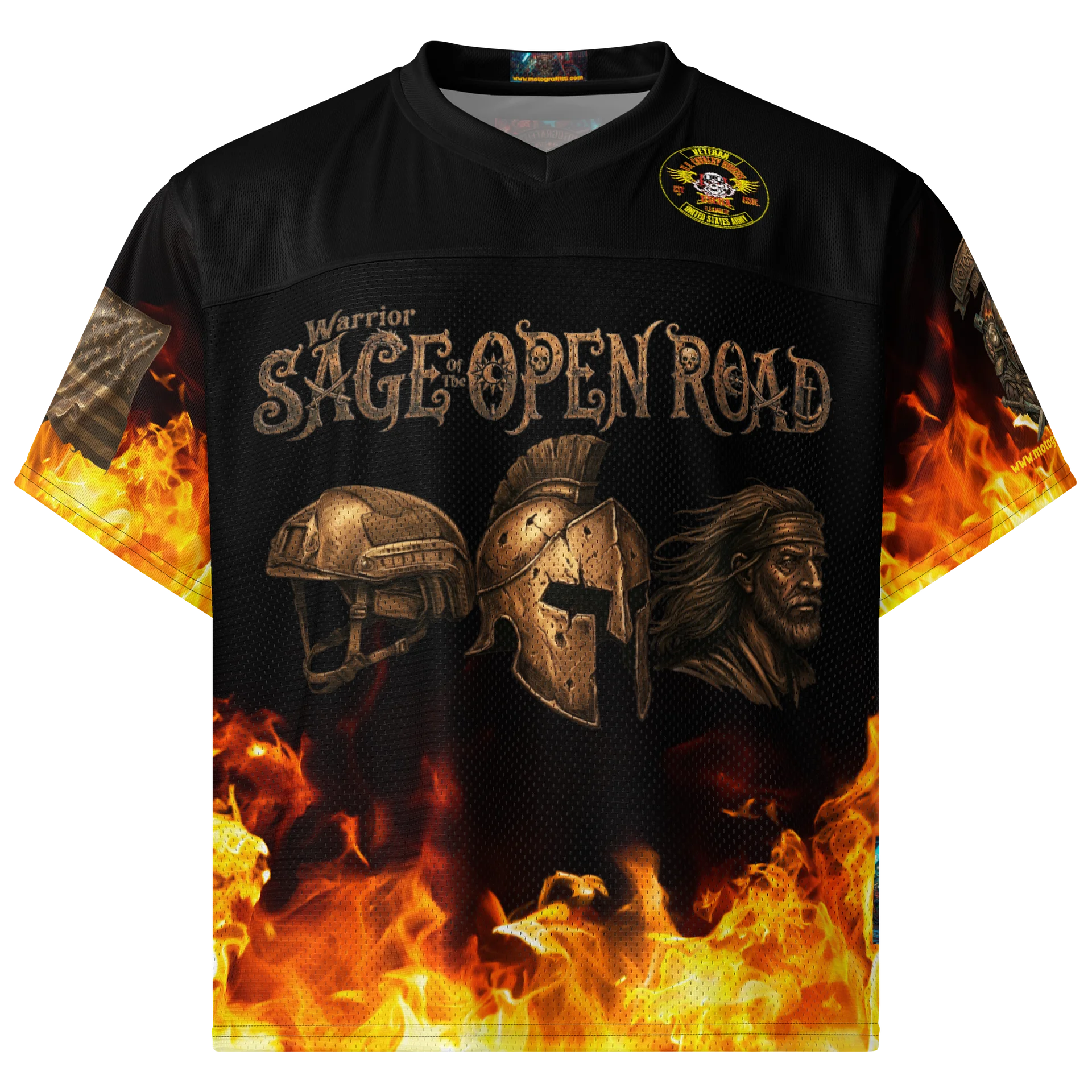 MötoGraffitti Warrior Sage USCRA Football Jersey product image (1)