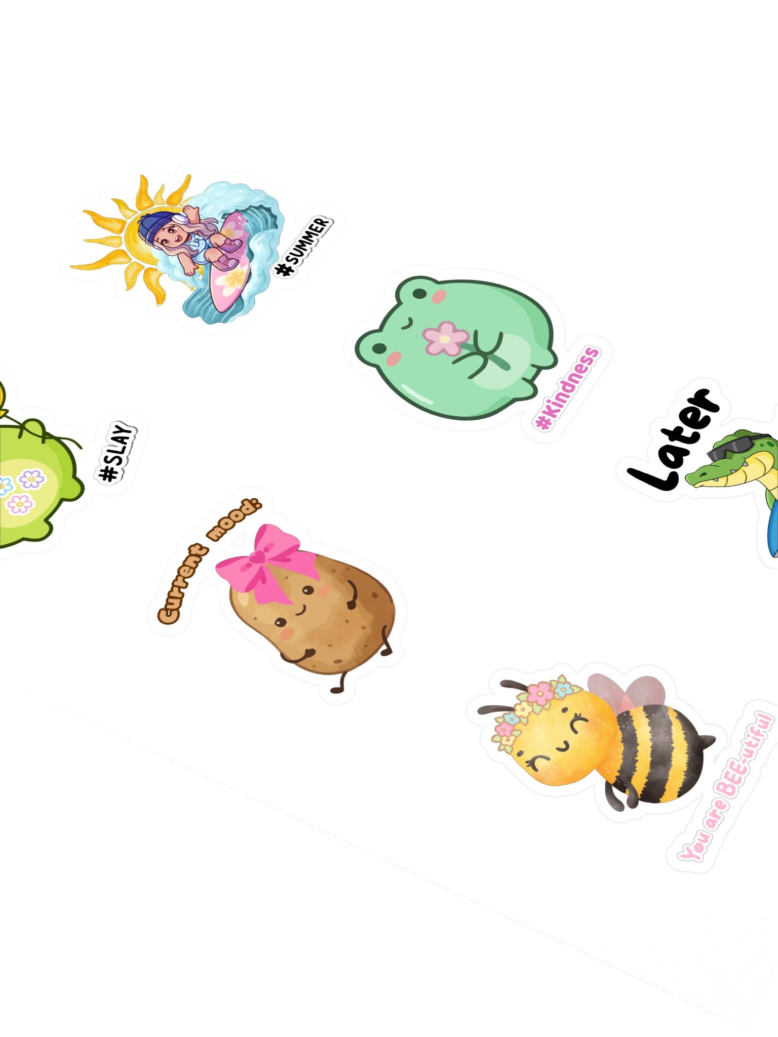 Aviella's Kiss-Cut Kawaii Sticker Sheet product image (2)