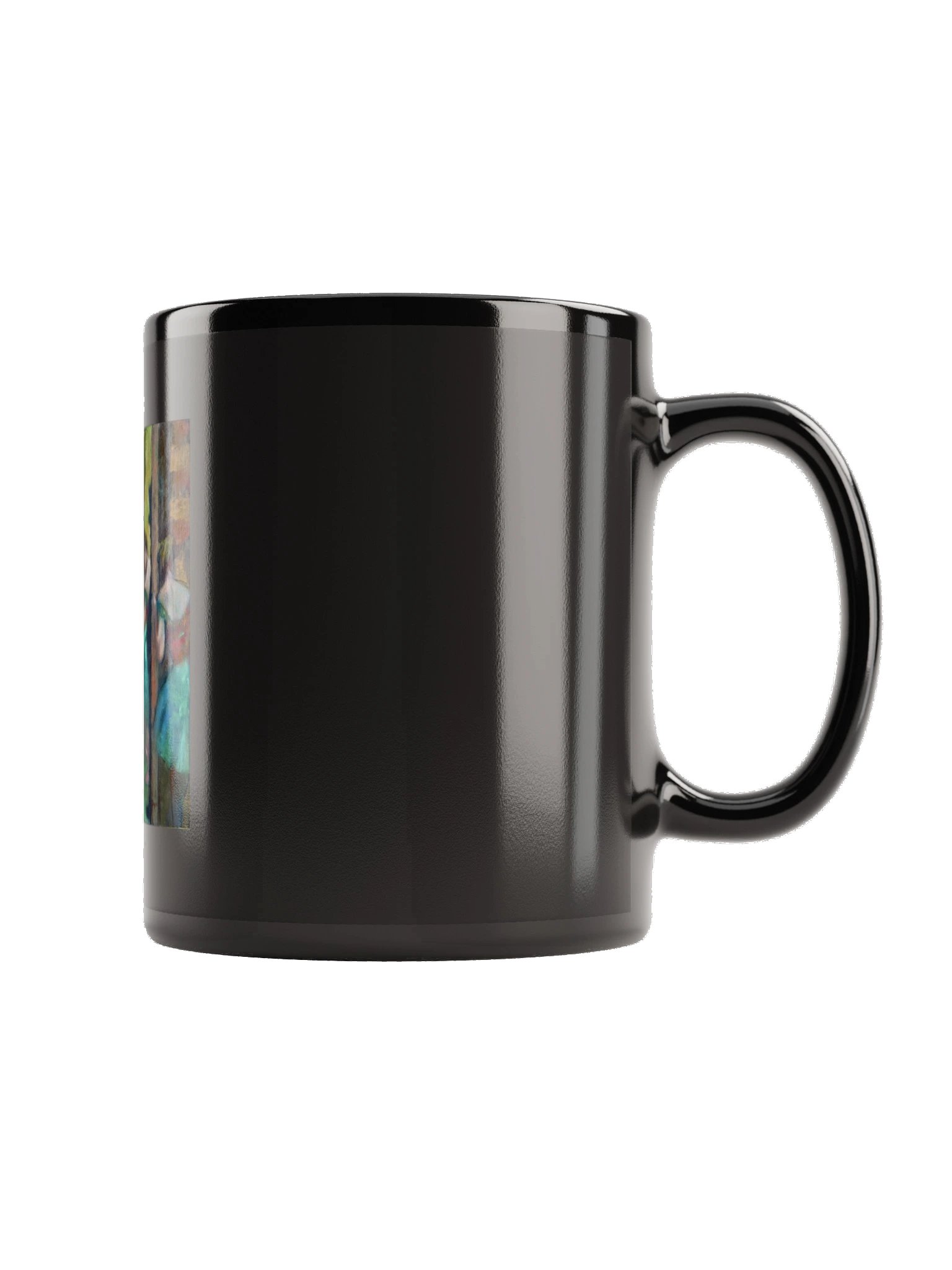 Dancers, Pink and Green — Black Mug product image (3)
